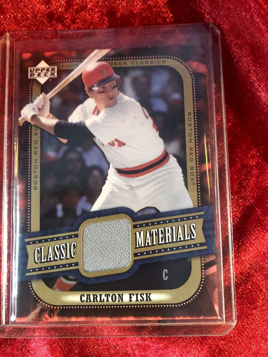 Carlton Fisk Red Sox Certified Authentic Autographed Baseball Shadowbox - Image 4