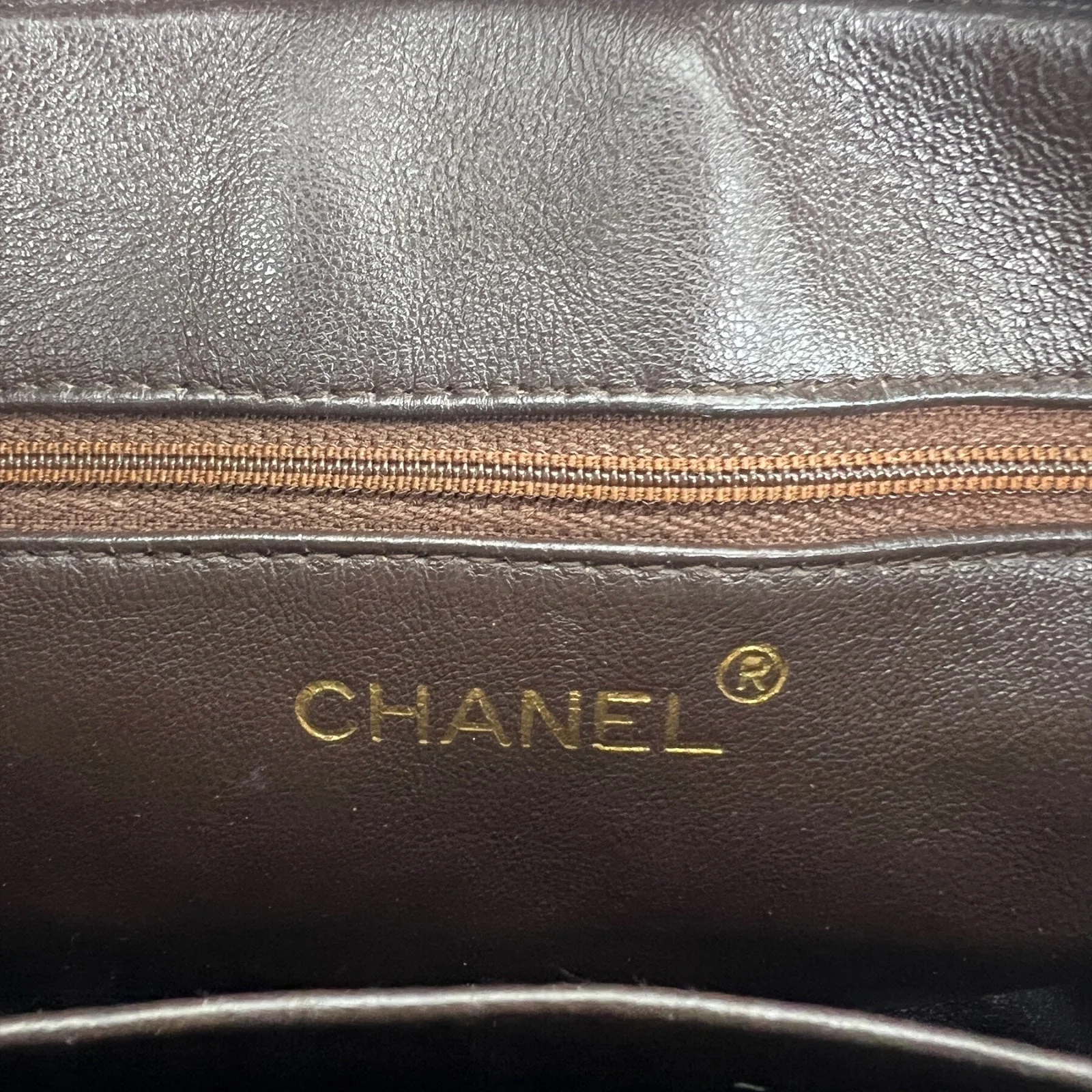 Chanel Large Camera Bag in Brown Quilted Lambskin Leather with Tassel Accent - Image 20