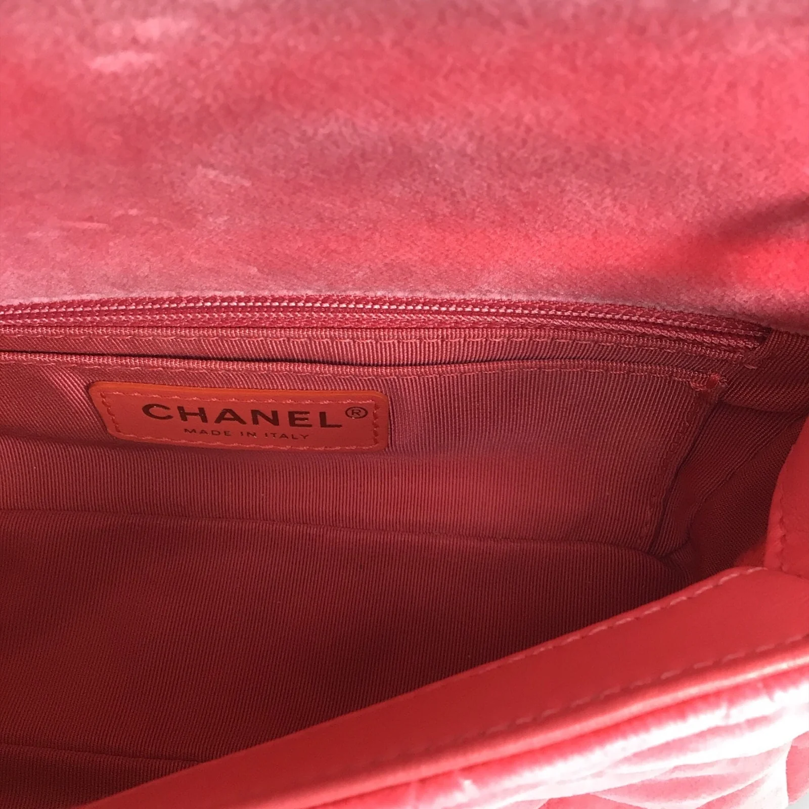 Chanel Mini Pearl Crush Flap - Pink Velvet Quilted Mini Rectangle Handbag - Image 6
