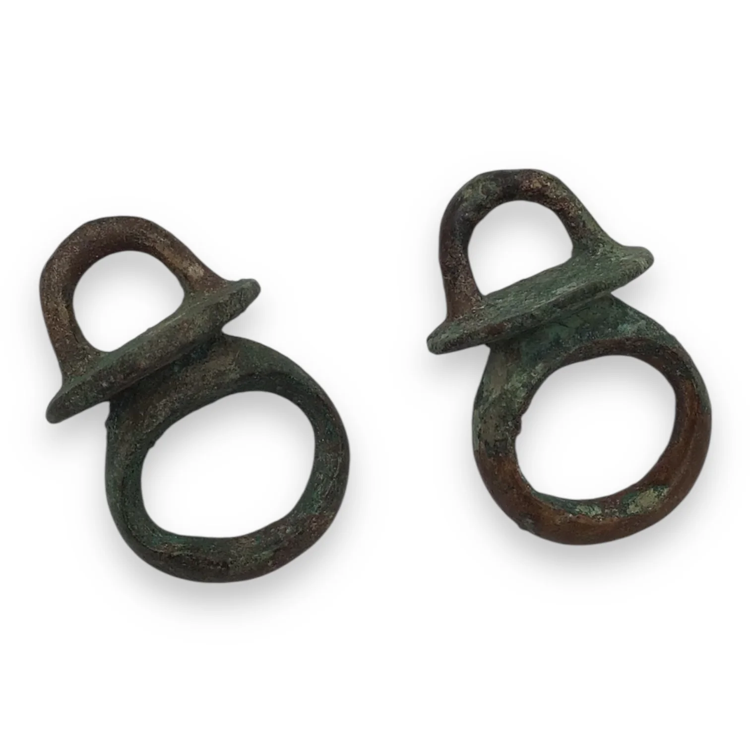 Rare Set of Roman Britain War Chariot Bronze Fittings – 1st Century AD (4 pcs) - Image 3