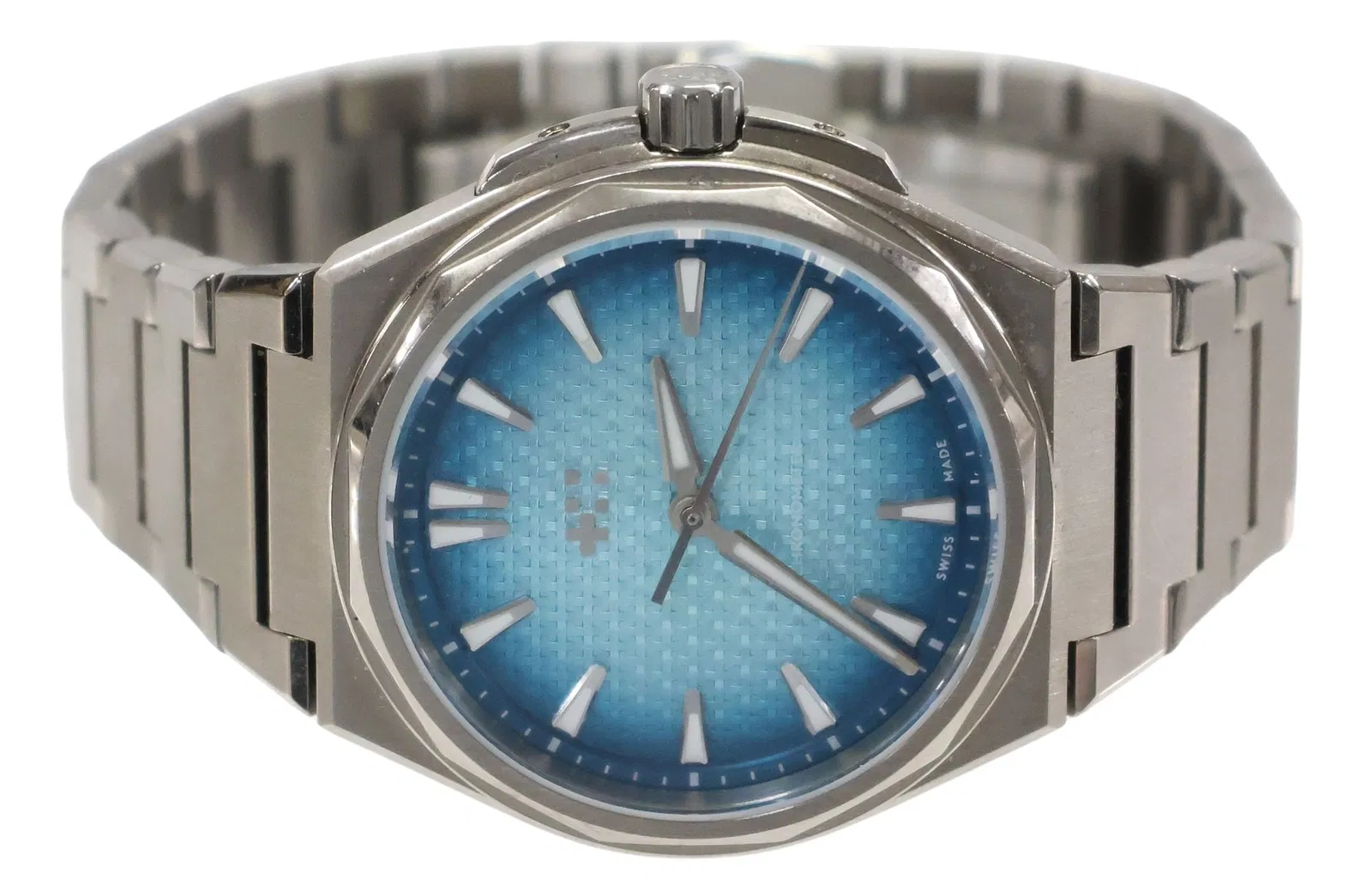 Christopher Ward The Twelve 36 Titanium Chronometer Watch – Lagoon Blue Dial - Image 4