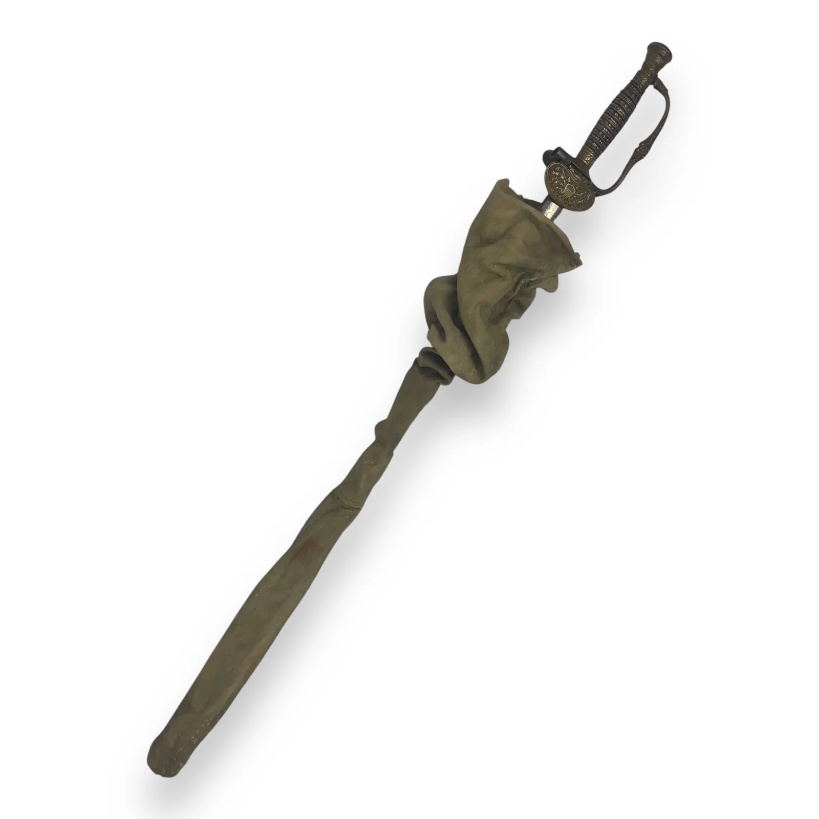 Civil War 1860 Whistle Sword Named J.A. Joel & Co w/ Sheath & Original Bag - Image 3