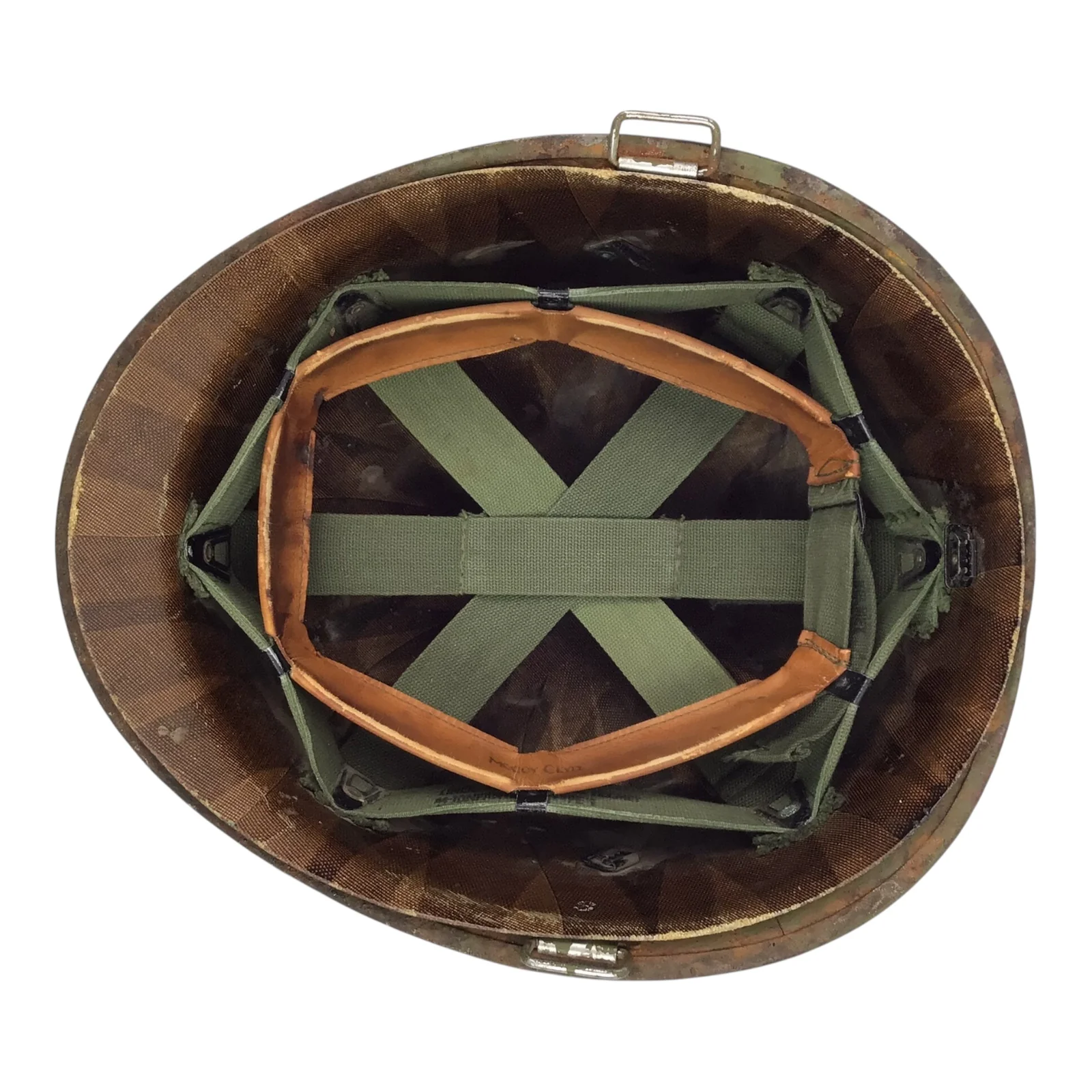 U.S. Vietnam War M1 Helmet ARVN Special Forces Paratrooper Named (Liner, no chinstrap) - Image 8