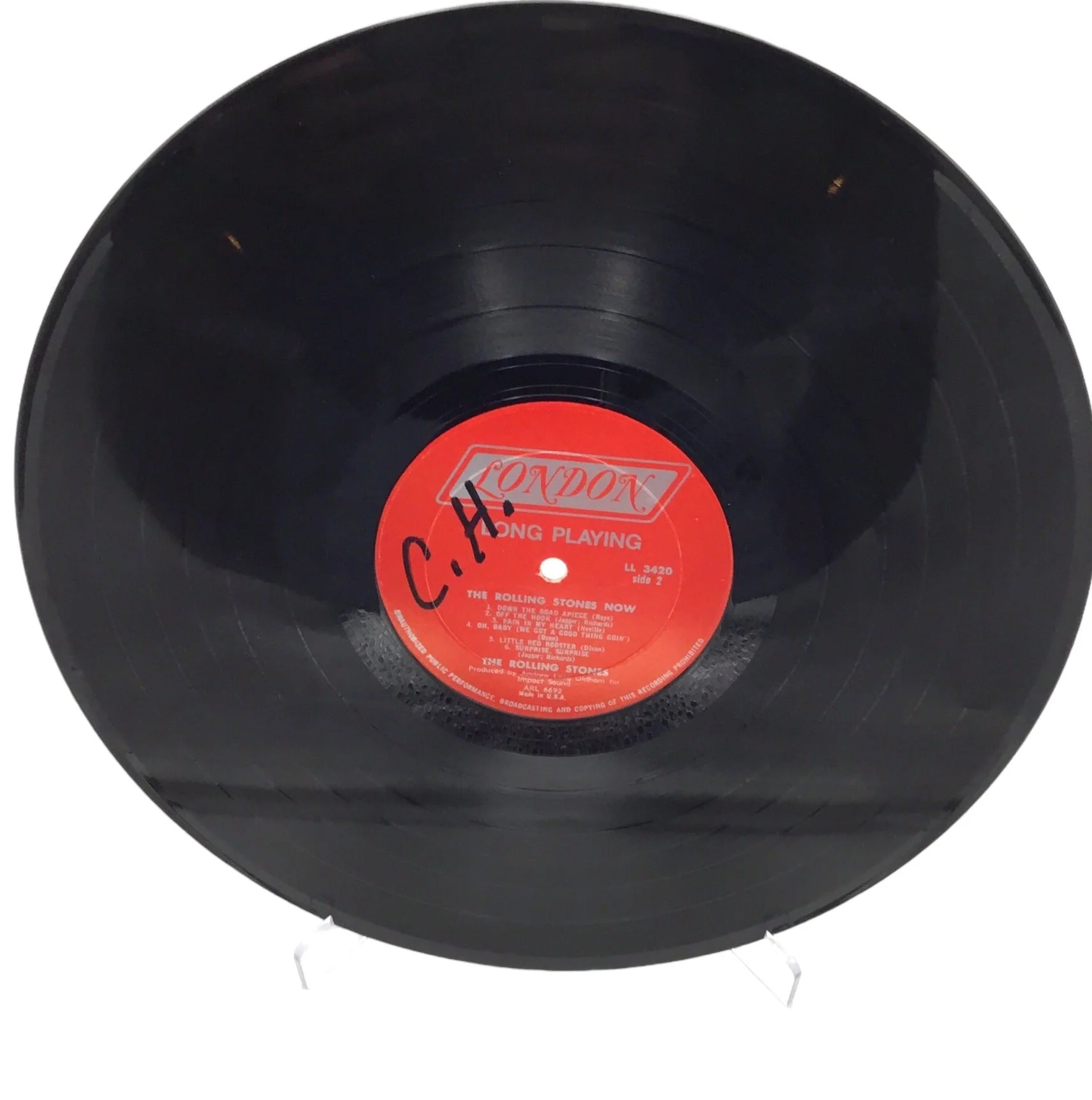 1965 The Rolling Stones, Now! Cover & Vinyl VG+ Cover VG London Mono LL-3420 - Image 4
