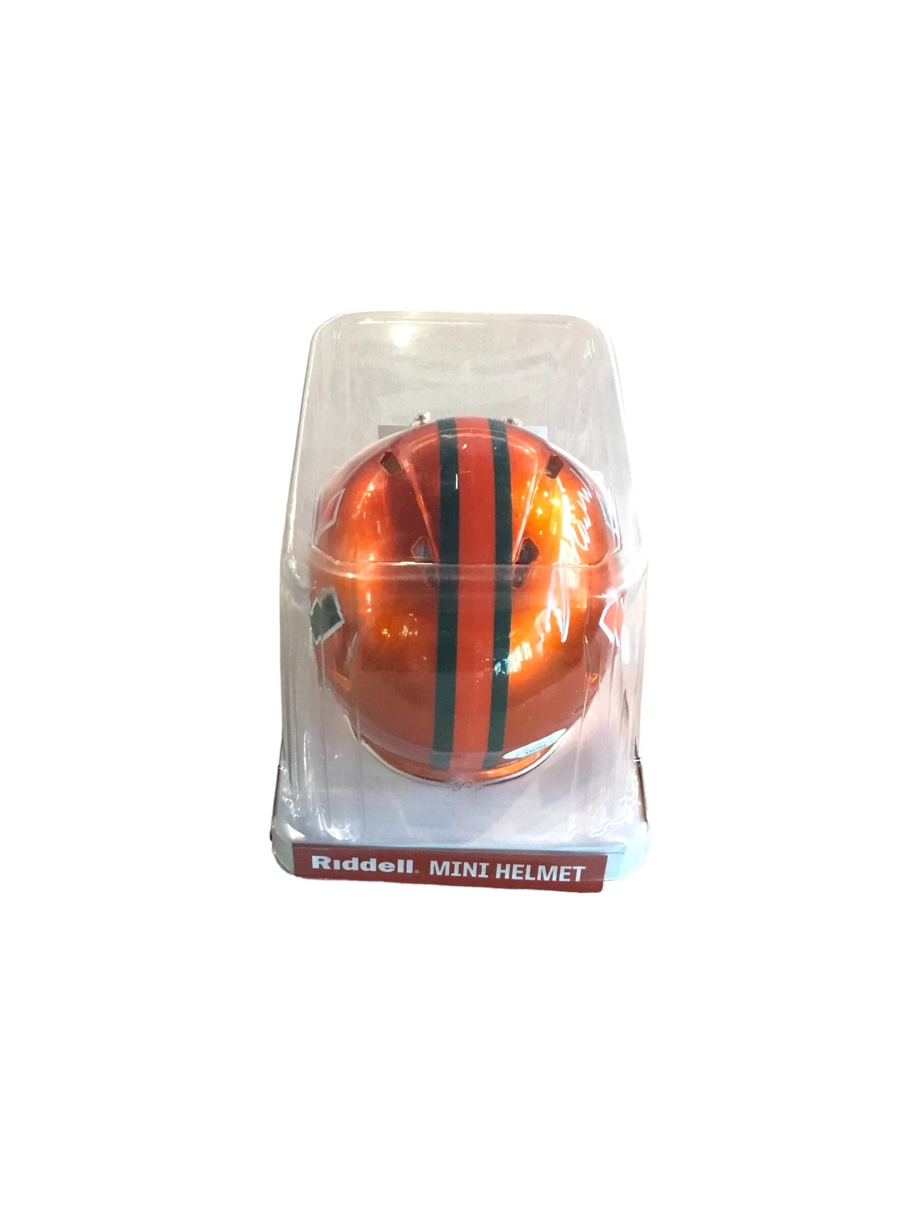 GREG ROUSSEAU AUTOGRAPHED SIGNED MIAMI HURRICANES FLASH MINI HELMET JSA COA - Image 4