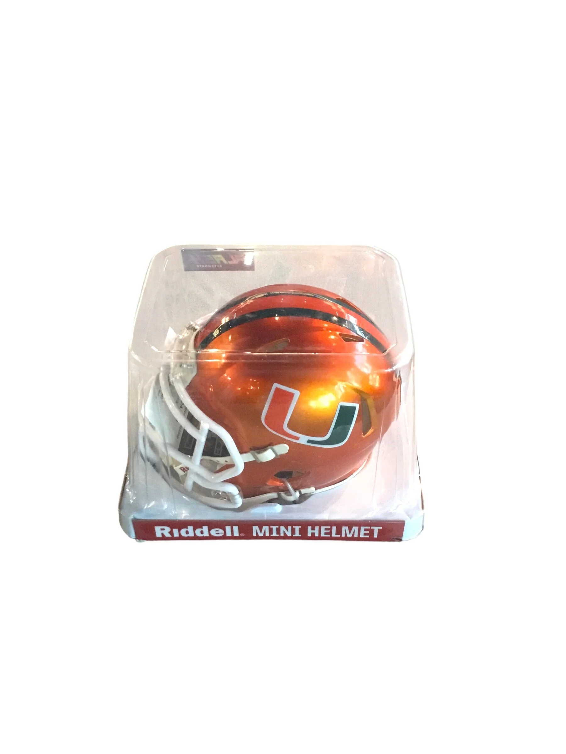 GREG ROUSSEAU AUTOGRAPHED SIGNED MIAMI HURRICANES FLASH MINI HELMET JSA COA - Image 5