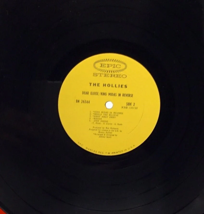 HOLLIES~DEAR ELOISE/KING MIDAS ORIGINAL 1967 EPIC Stereo - Image 5