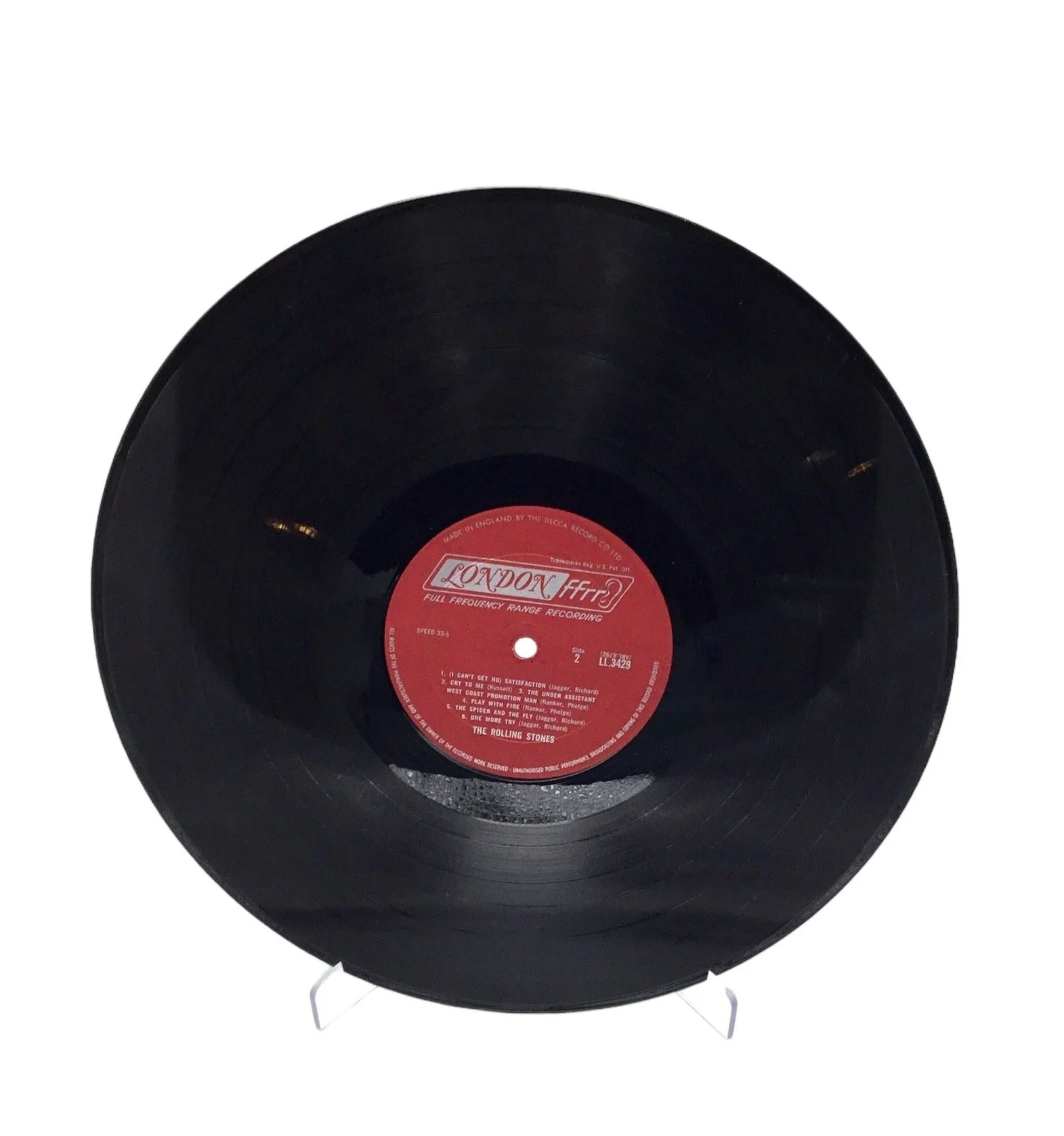 1965 The Rolling Stones - out of our heads - Cover & Vinyl VG+ Mono FFRR Label - LL3429 - Image 3