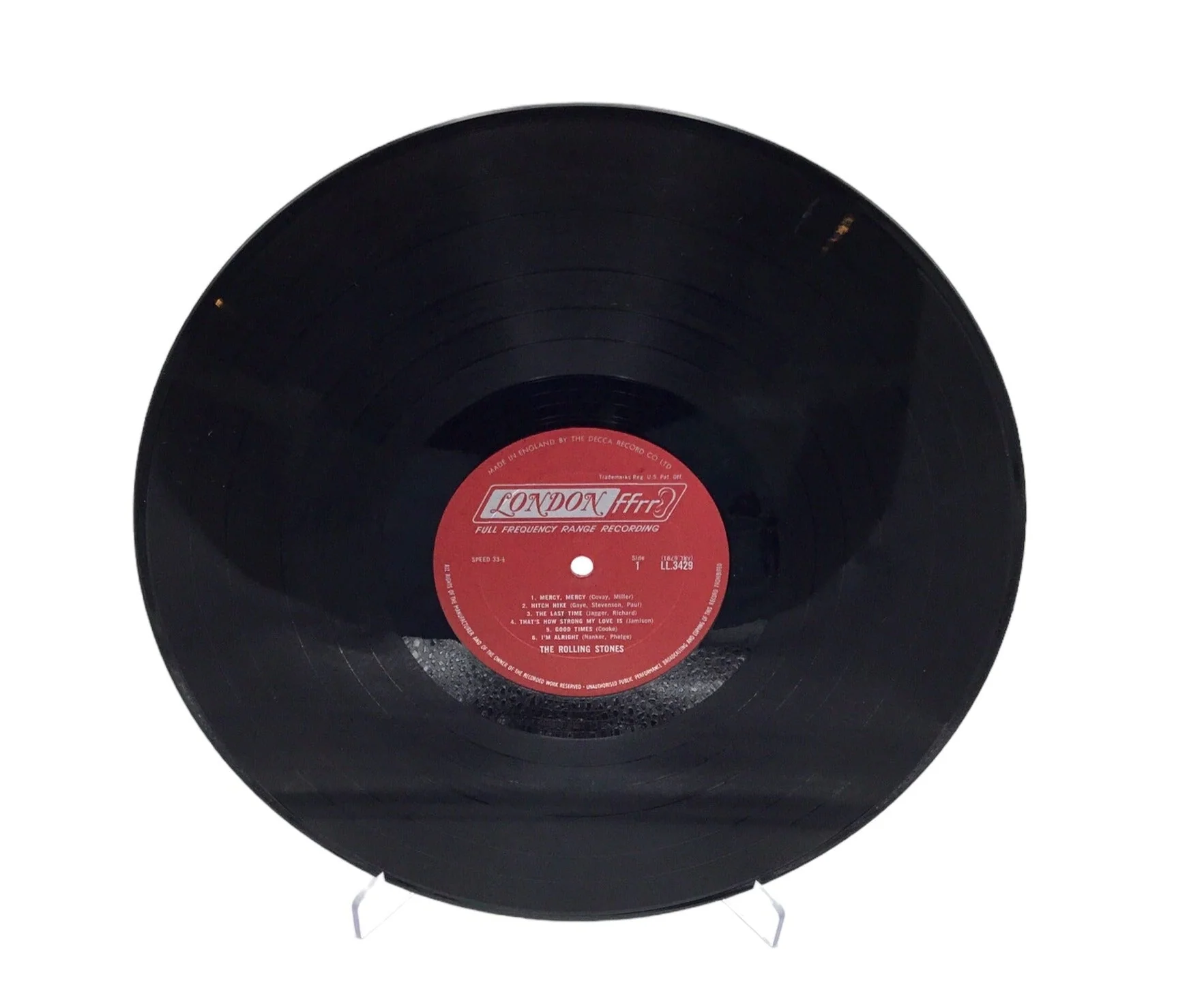 1965 The Rolling Stones - out of our heads - Cover & Vinyl VG+ Mono FFRR Label - LL3429 - Image 4