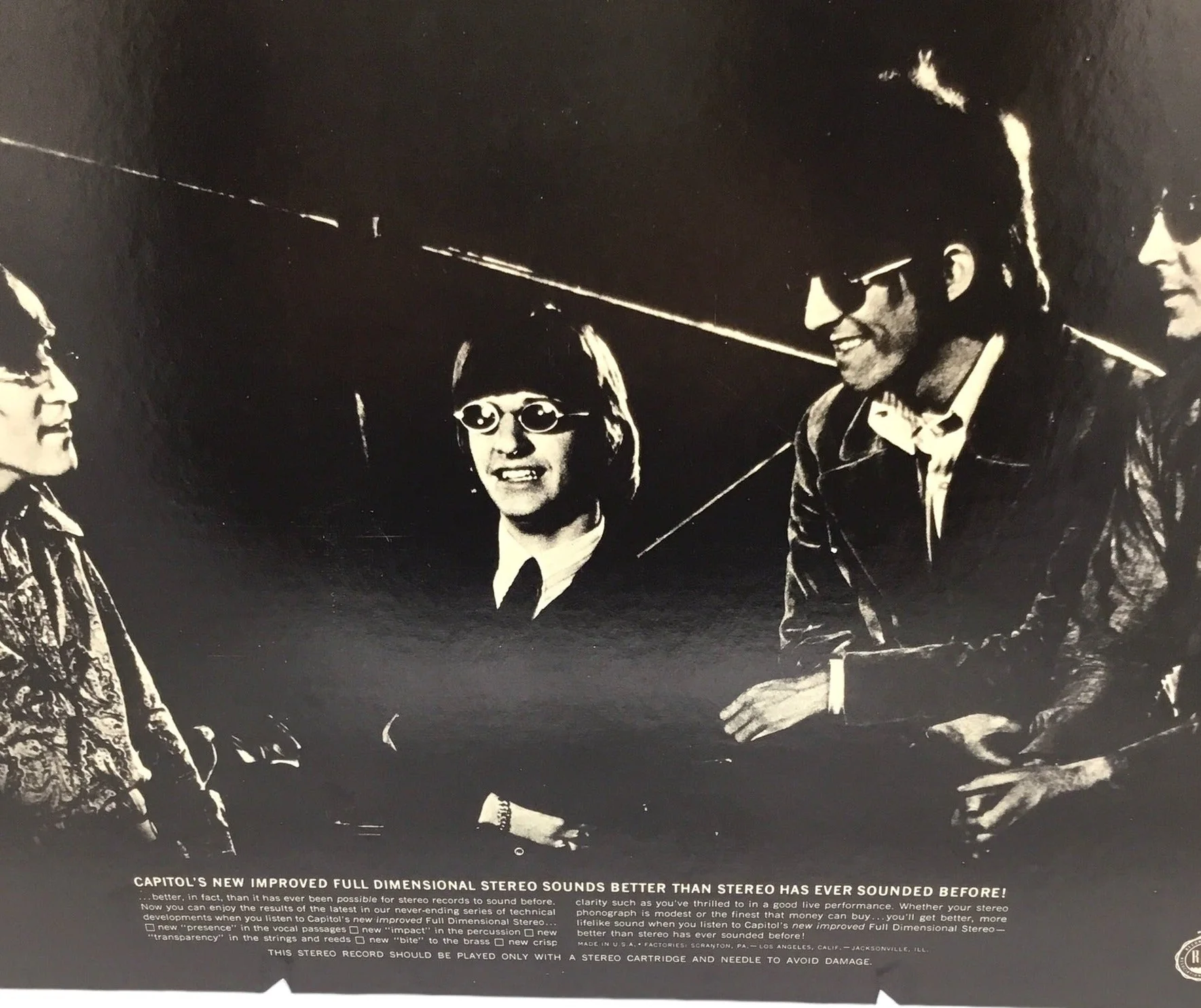 The Beatles 1976 US PRESS Revolver Vinyl LP Record Stereo SW2576 Purple Capital Label - Image 7