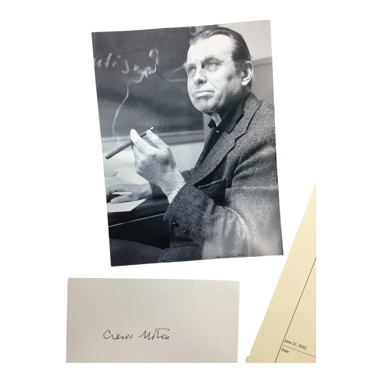 Czesław Miłosz Signed 4x6 Index Card JSA Certified Nobel Prize Winner - Image 3