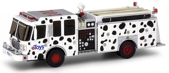 'Dalmatian' eToys Inferno Pumper - Code 3 Ferrara Diecast 1/64 Fire Engine New