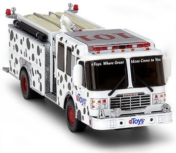 'Dalmatian' eToys Inferno Pumper - Code 3 Ferrara Diecast 1/64 Fire Engine New - Image 4