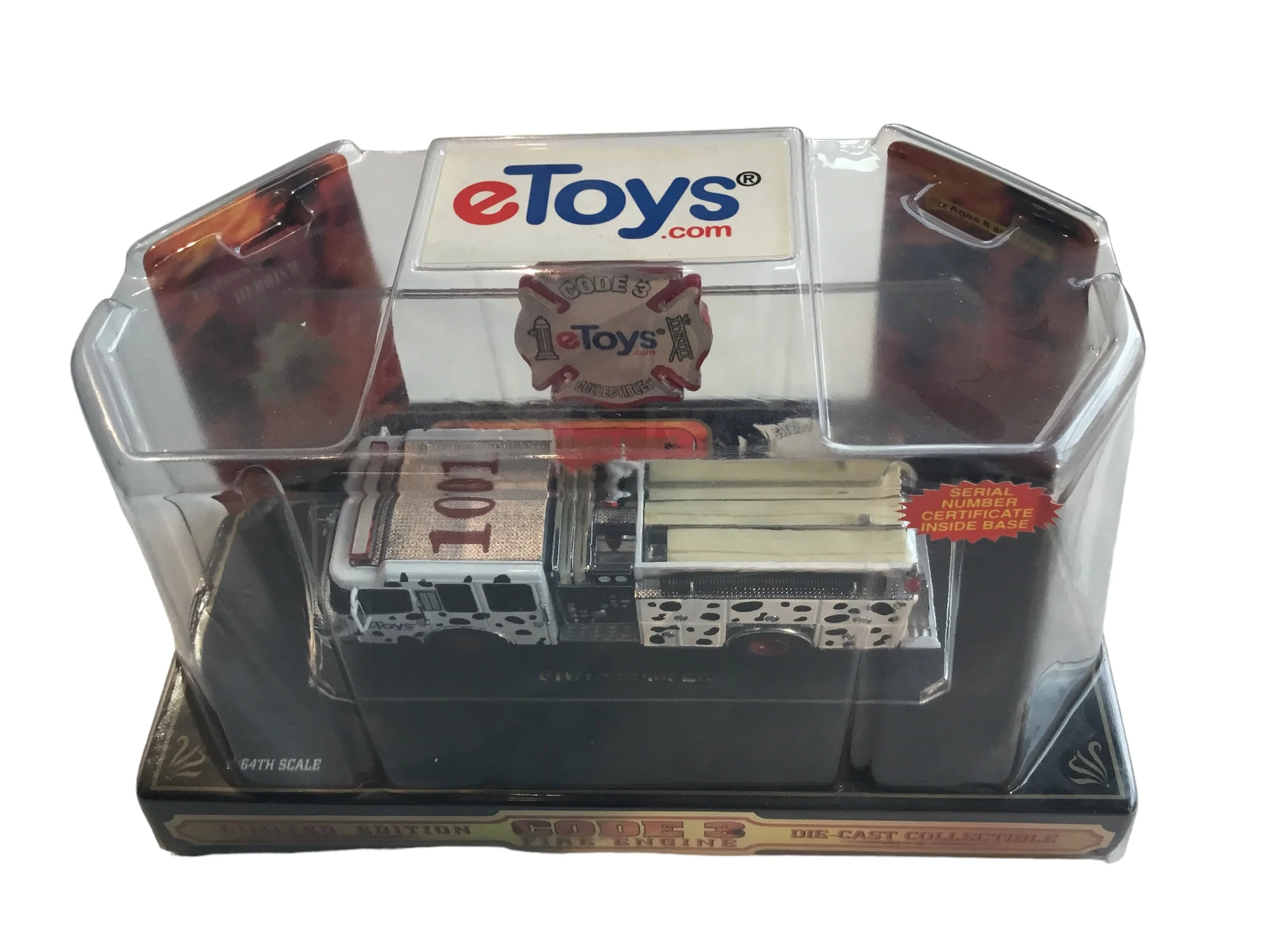 'Dalmatian' eToys Inferno Pumper - Code 3 Ferrara Diecast 1/64 Fire Engine New - Image 5