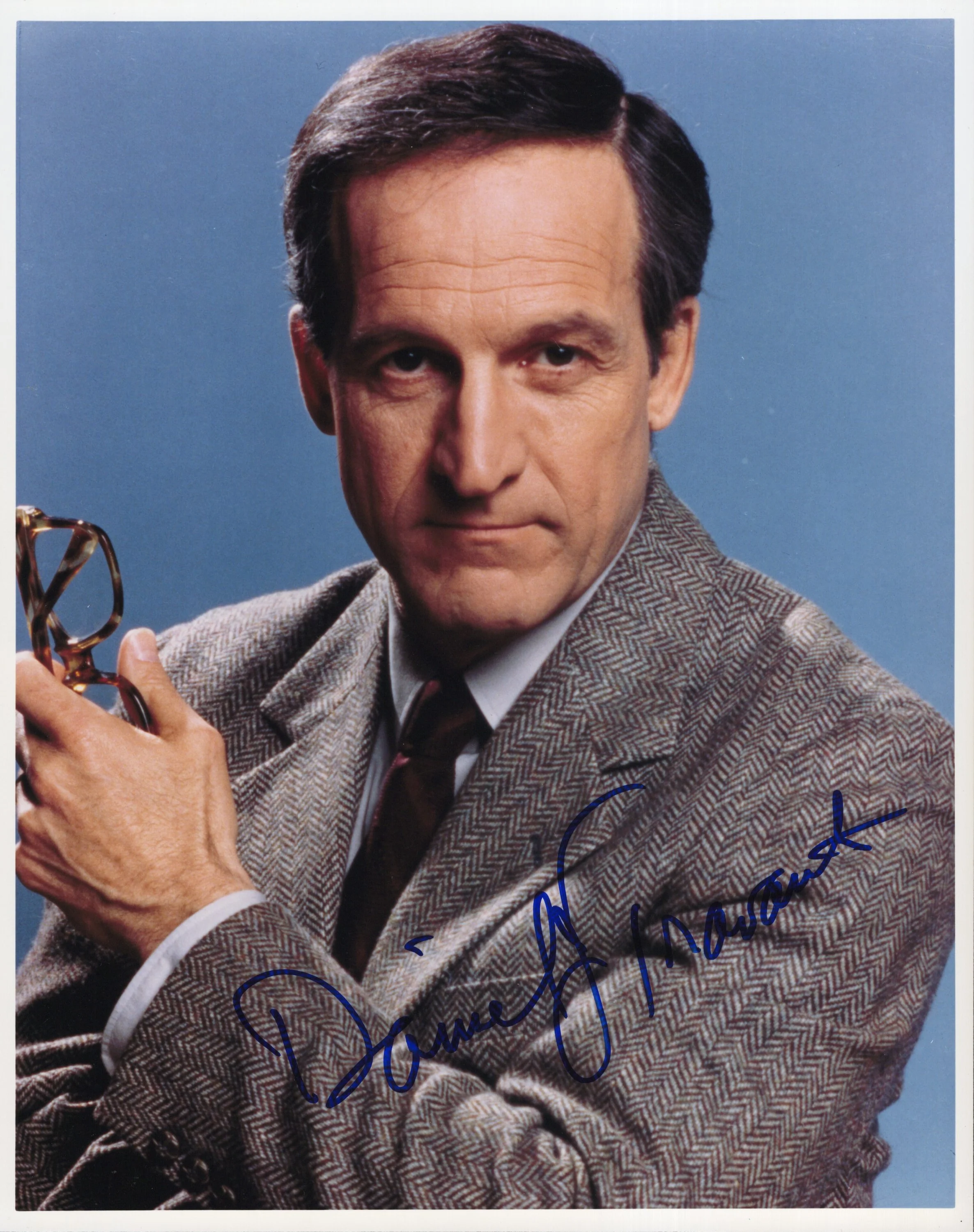Daniel J. Travanti Signed Photo 8x10, Daniel J. Travanti Autograph in Hill Street Blues, PSA Letter Certified Authentic