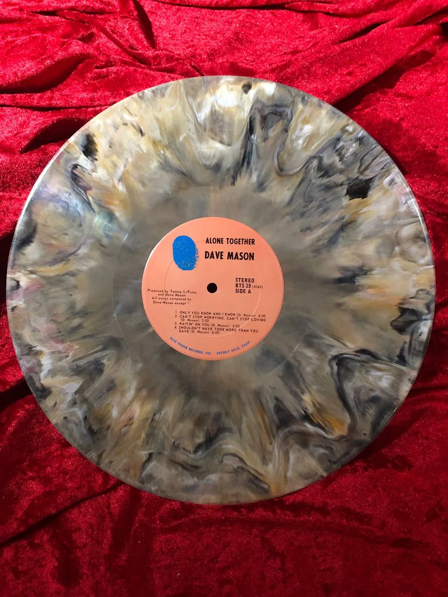 DAVE MASON- Alone Together 1970 Blue Thumb Records color vinyl 33 LP Album - Image 5