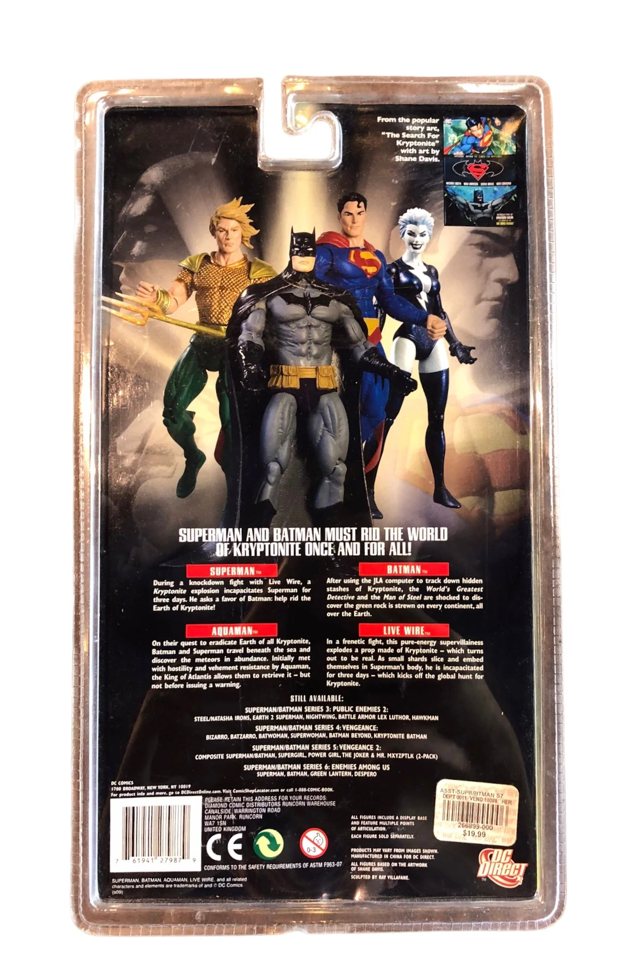 DC Direct Superman/Batman Search For Kryptonite Aquaman Action Figure Series 7 - Image 6