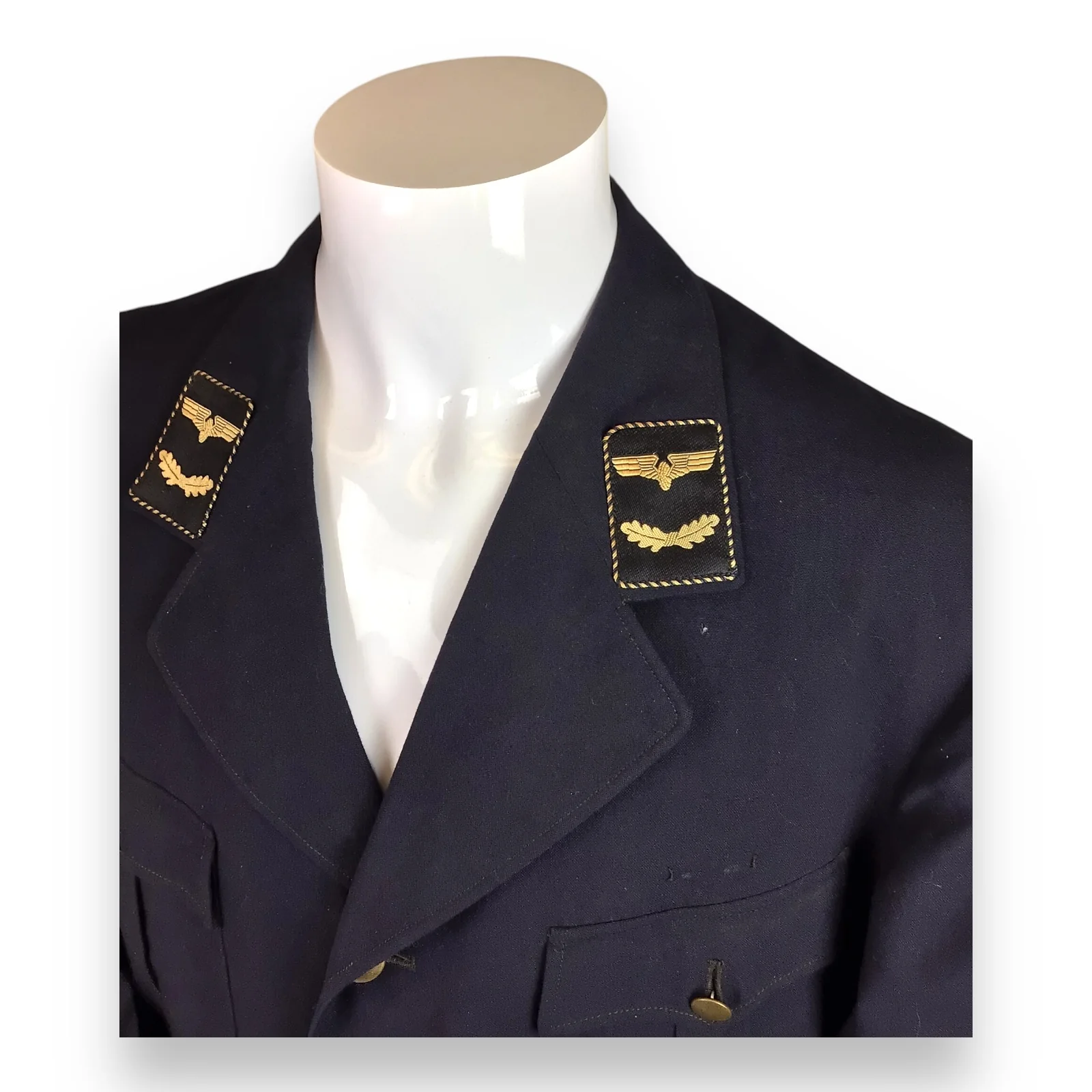 DDR Federal Railroad Officer Jacket w/ Iron Cross – WWII Veteran’s Uniform - Image 2