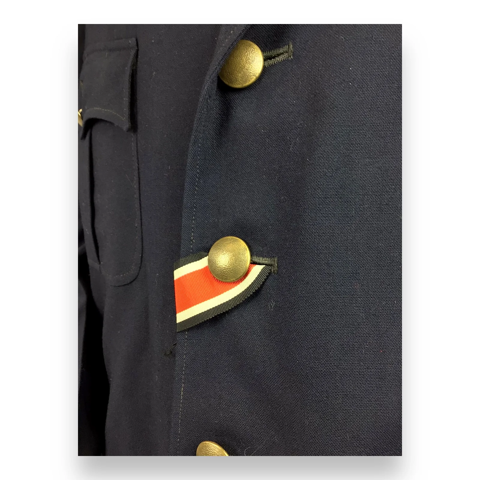 DDR Federal Railroad Officer Jacket w/ Iron Cross – WWII Veteran’s Uniform - Image 6
