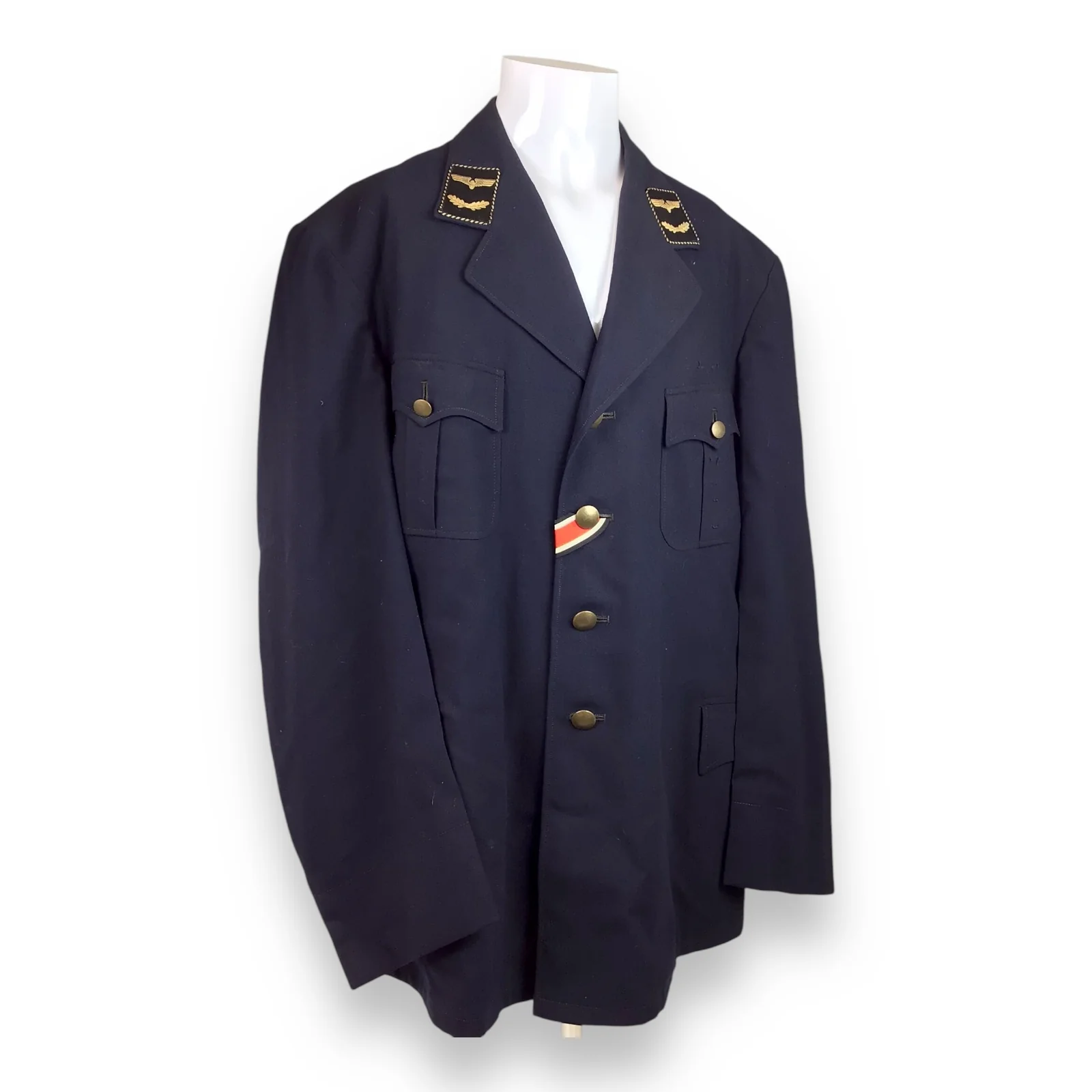 DDR Federal Railroad Officer Jacket w/ Iron Cross – WWII Veteran’s Uniform - Image 8