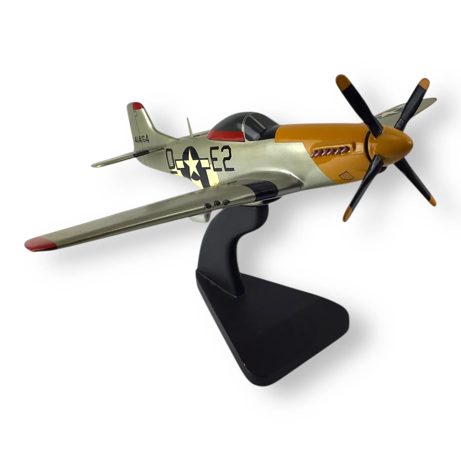 “Detroit Miss” P-47 Thunderbolt Wooden Model Plane - Image 5