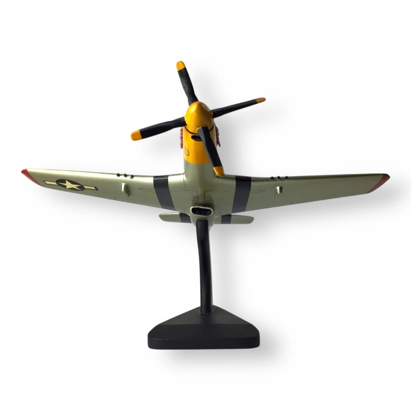 “Detroit Miss” P-47 Thunderbolt Wooden Model Plane - Image 8
