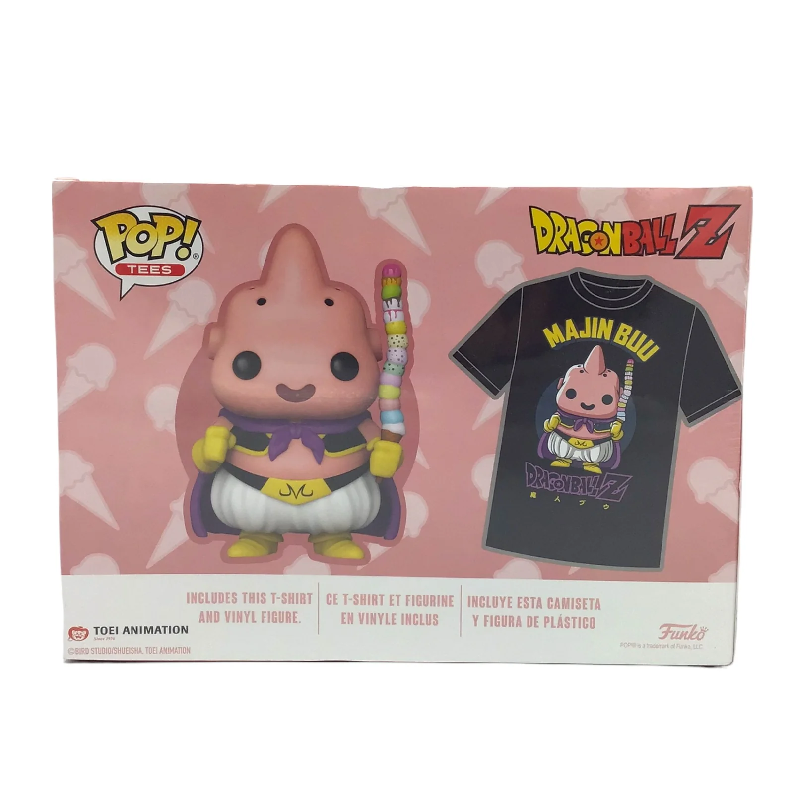 Dragon Ball Z Pop! Tees Majin Buu – GameStop Exclusive (T-shirt size XL, Sealed) - Image 2