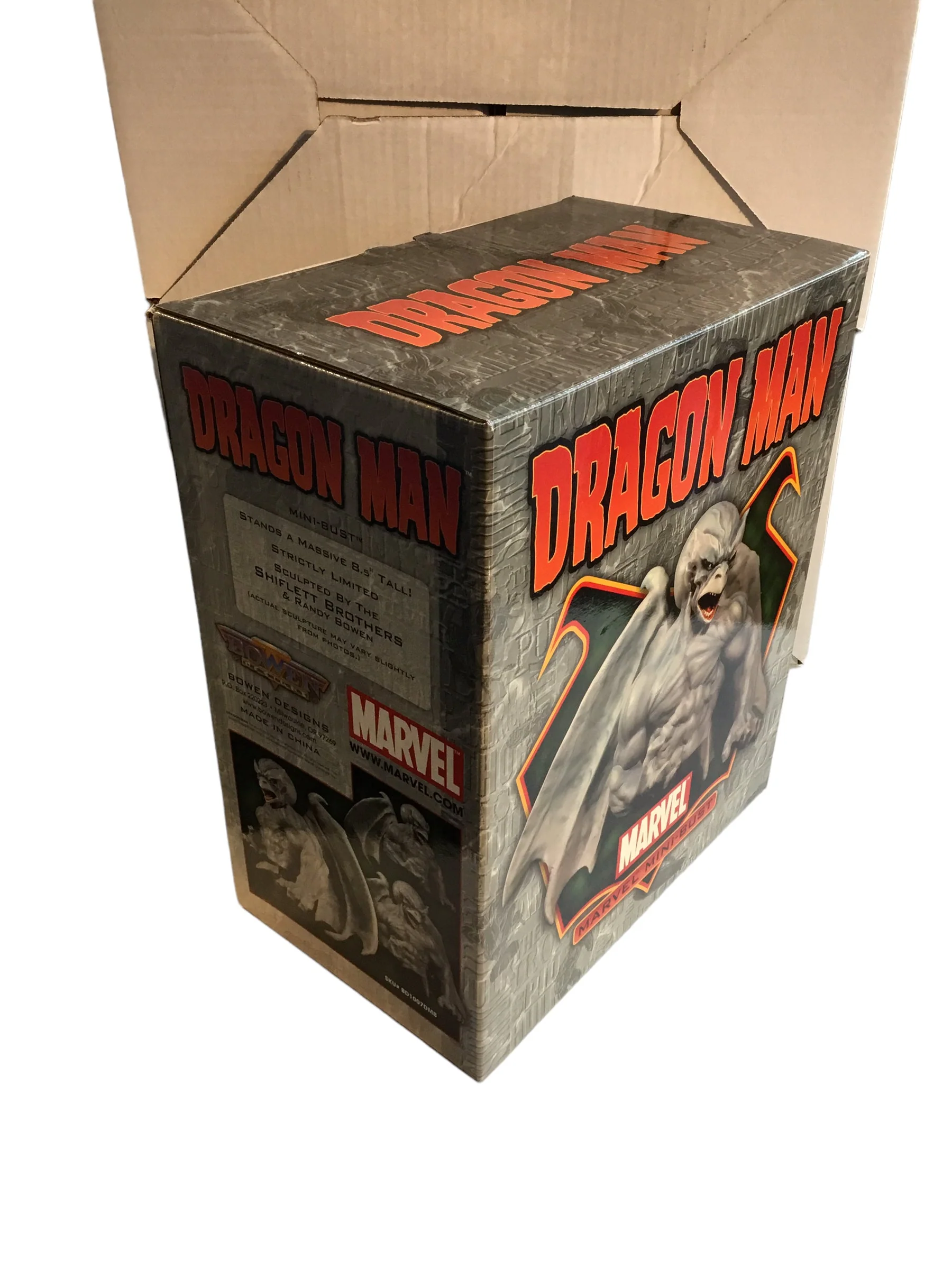 Dragon Man Mini-Bust Statue - 2007 Bowen Designs - Limited Edition 256/1300 - Image 6