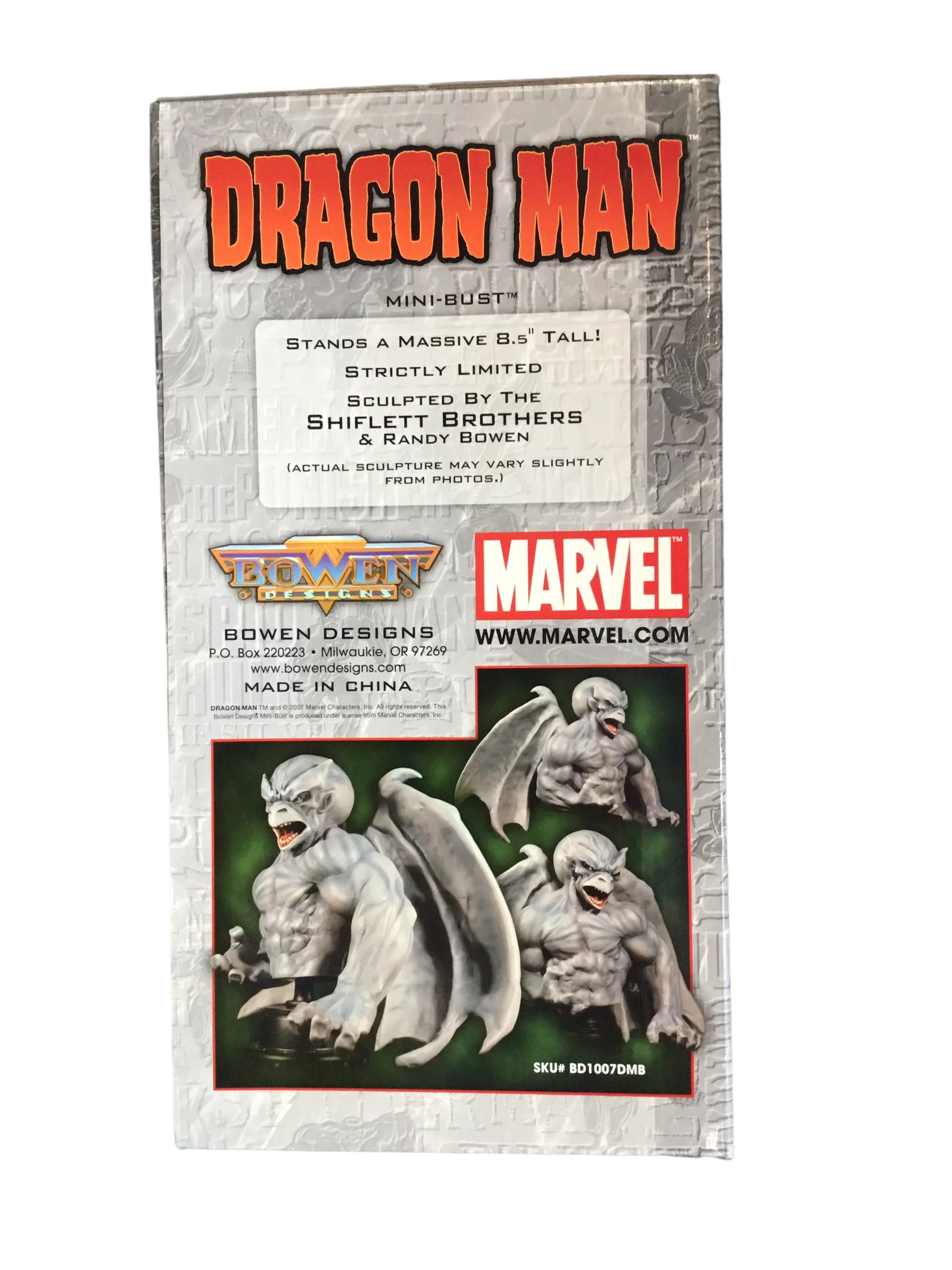 Dragon Man Mini-Bust Statue - 2007 Bowen Designs - Limited Edition 256/1300 - Image 7