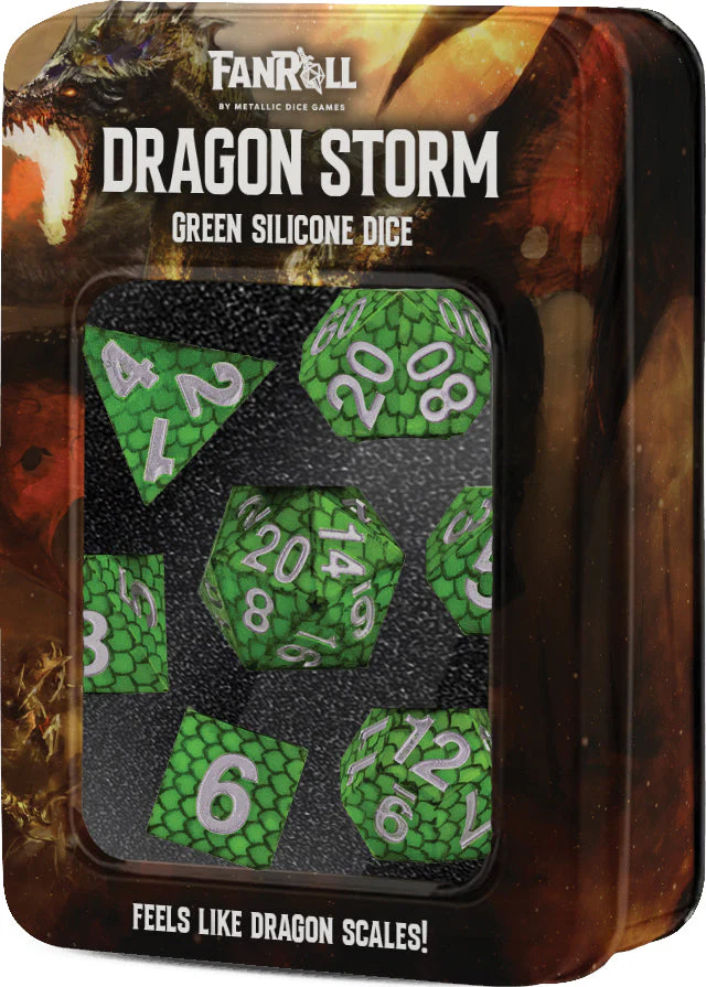 Dragonstorm Inclusion Resin Dice Set - Image 4