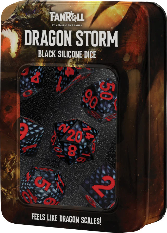Dragonstorm Inclusion Resin Dice Set - Image 5