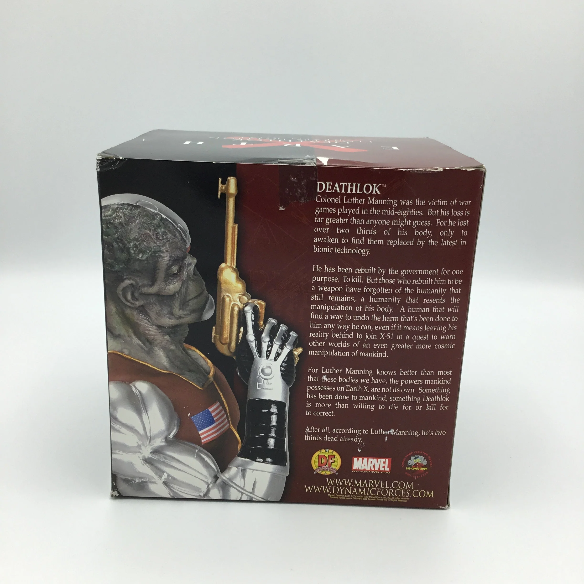 Earth X DEATHLOK Resin Bust by Alex Ross - Dynamic Forces 2002 - 2498/ 3000 - Image 5