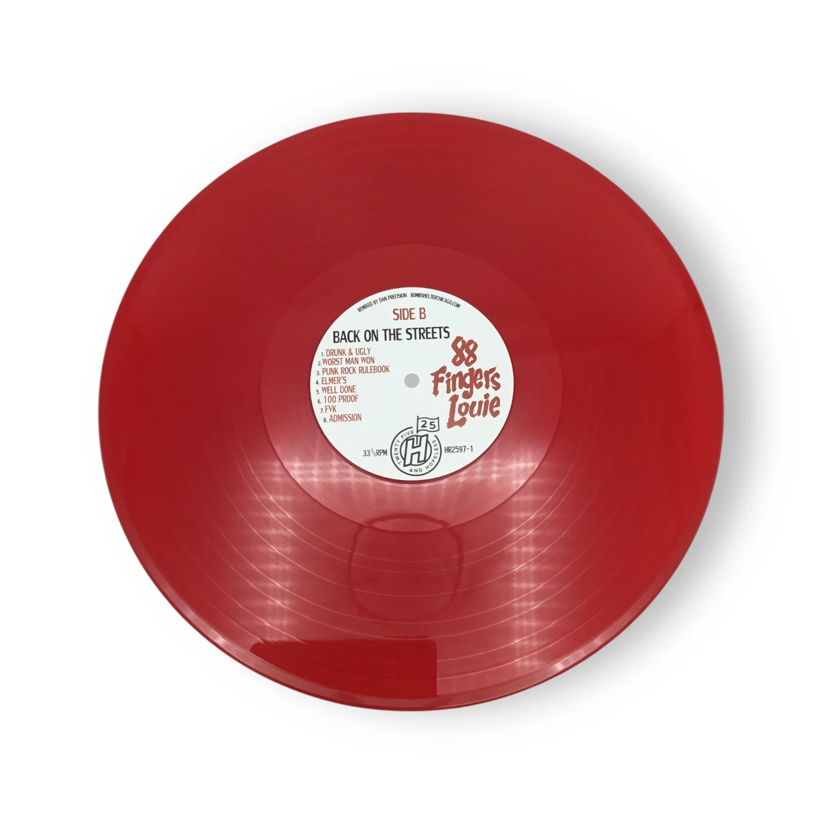 88 Fingers Louie Back on the Streets Mr. Precision Remix 2019 LP Vinyl - Image 4