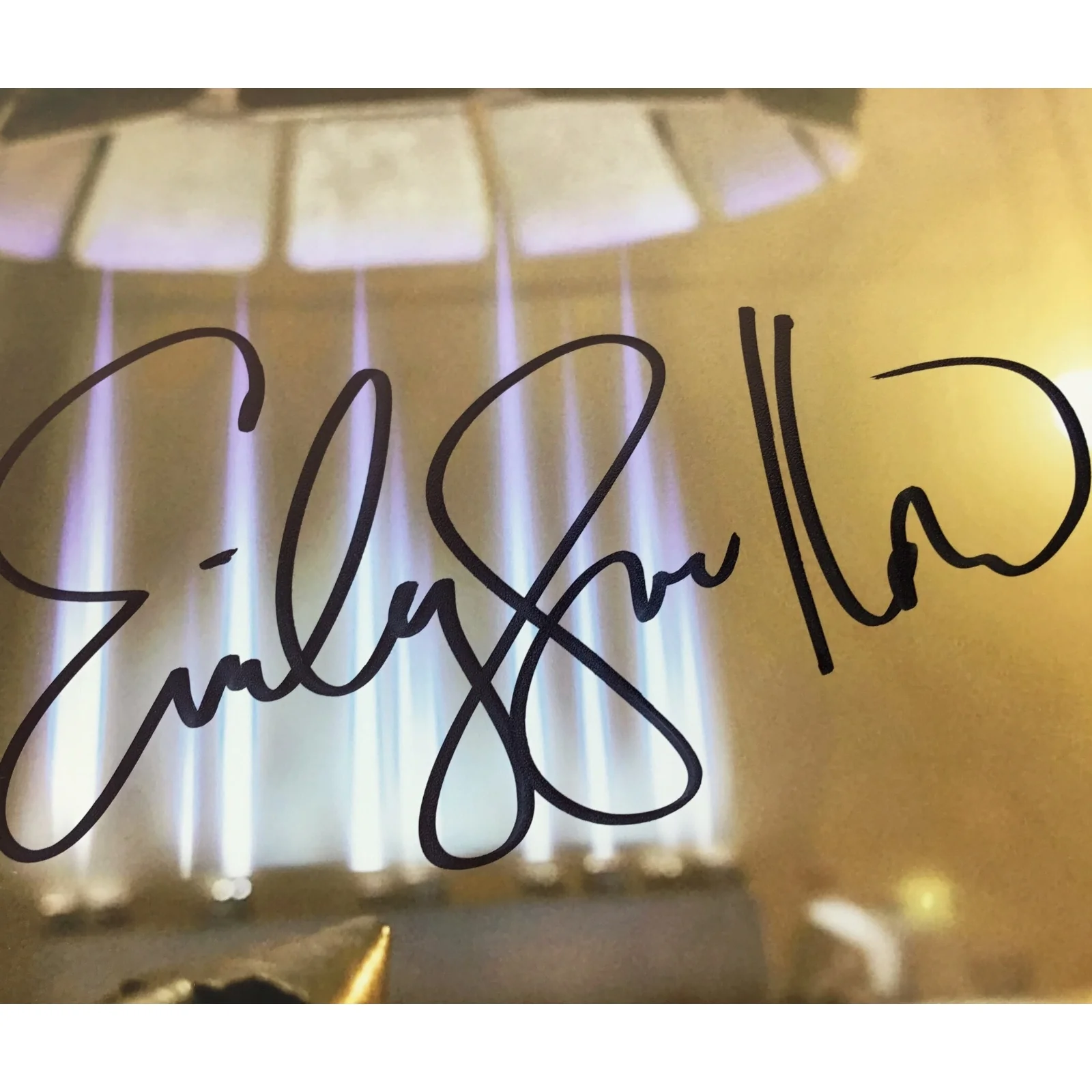 Emily Swallow Signed 8x10 Photo - The Mandalorian (Beckett Certified) - Image 2