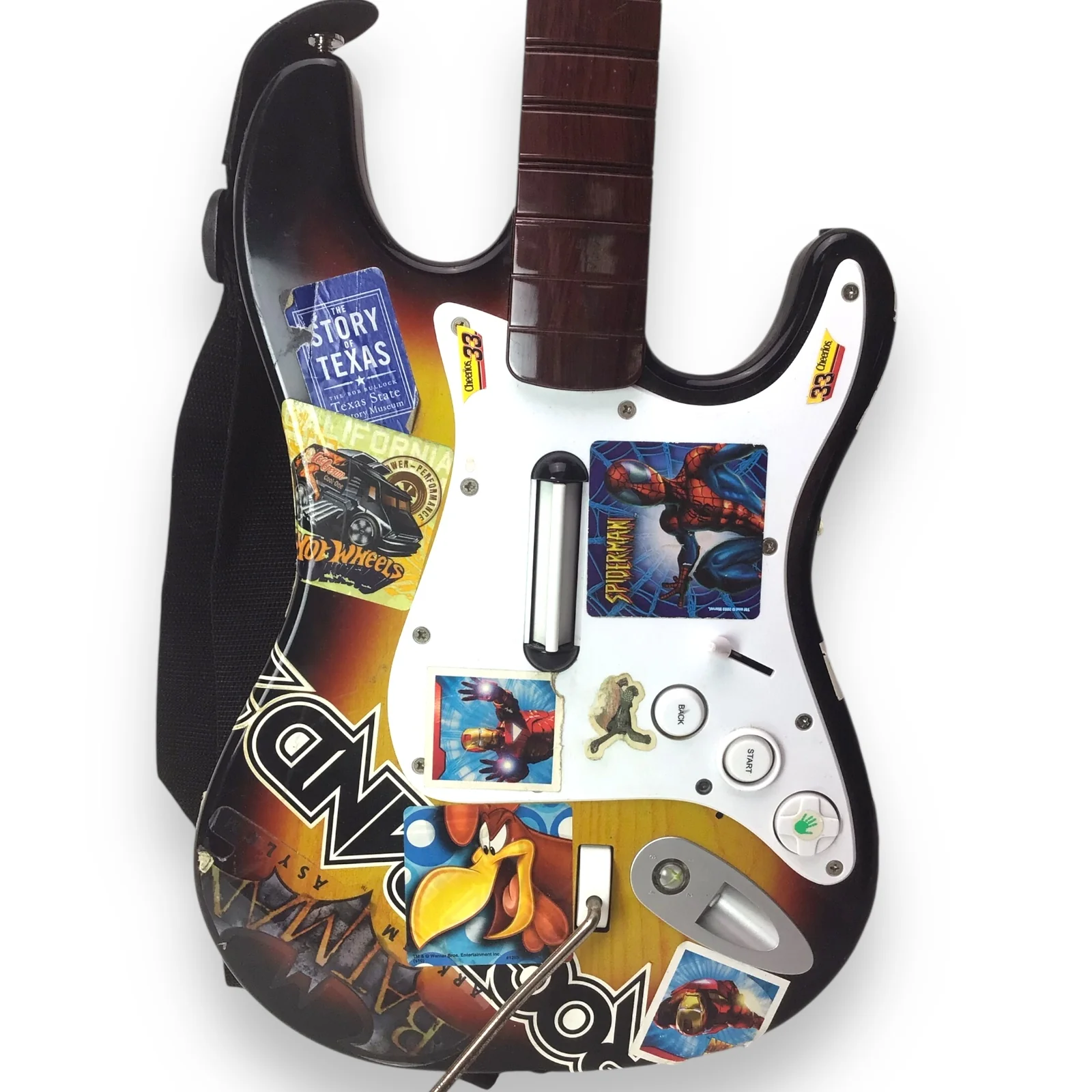 Fender Stratocaster Guitar Hero/Rockband Controller with Custom Stickers - Image 2