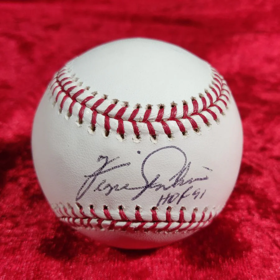 Fergie Jenkins HoF 91 Autographed Certified Baseball in Display Case - Image 5