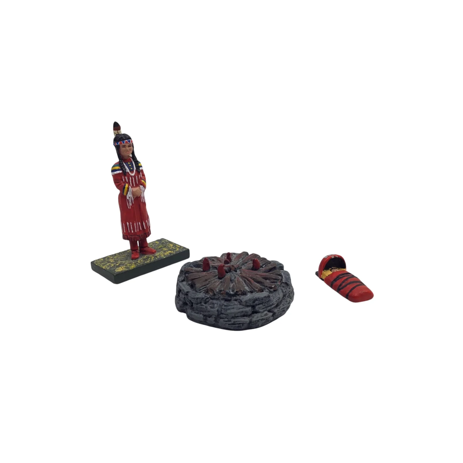 Figarti Miniatures The Artist's Club JU5101 Council Fire & 4 Chiefs Sioux/Plains - Image 13