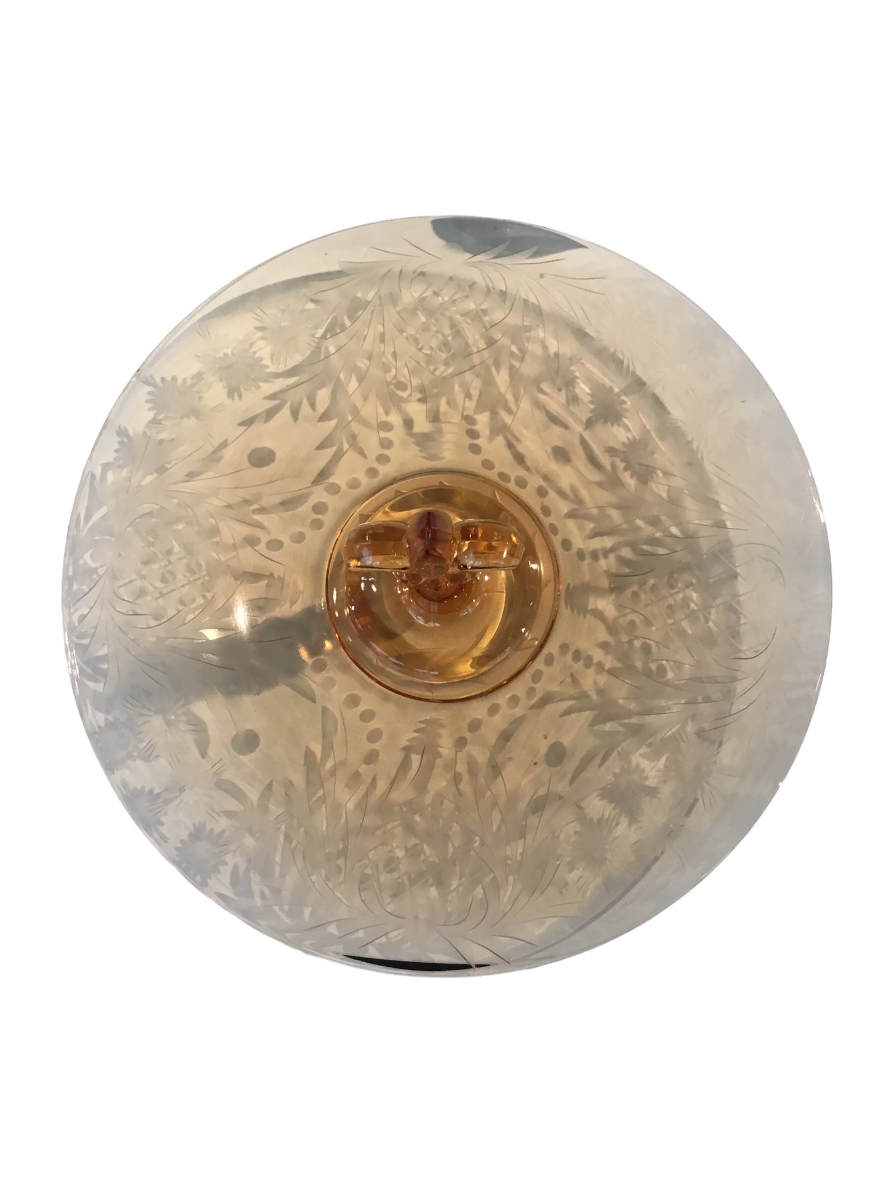 Fostoria Amber Serving Plate - Image 2