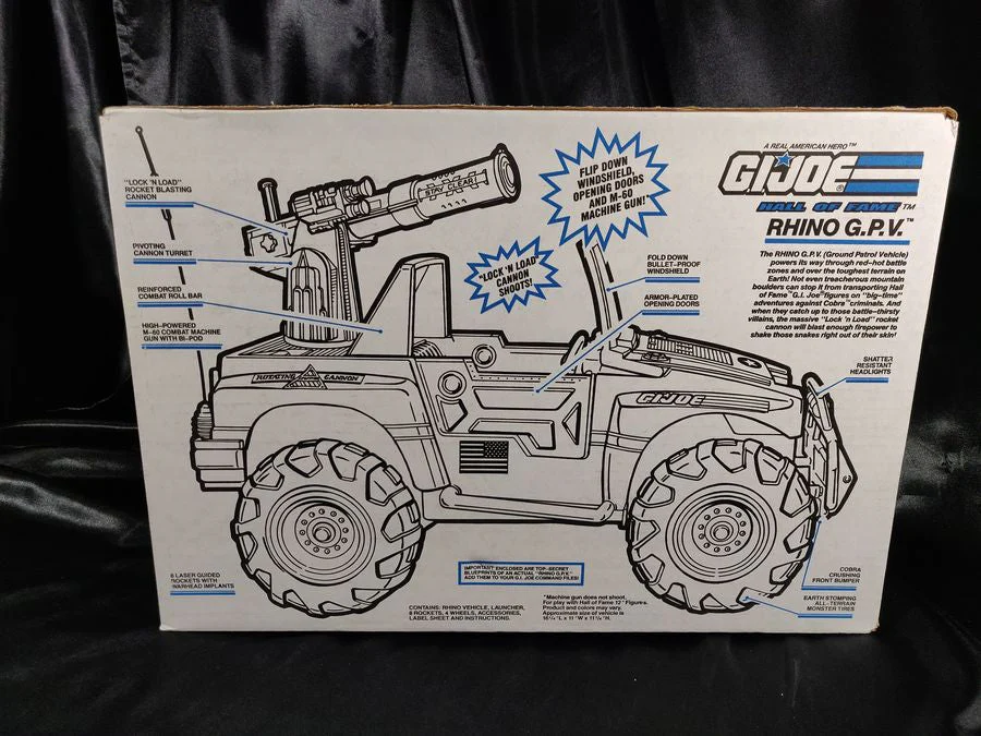 G.I Joe Hall of Fame - Rhino G.P.V Heavy Duty Ground Patrol Vehicle Sealed 1993 - Image 7