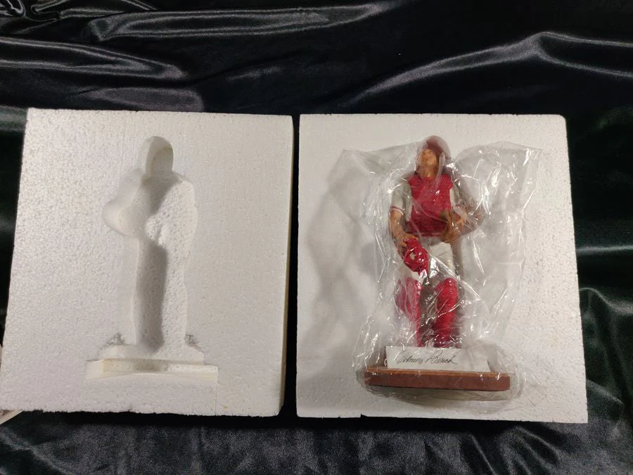 Gartlan Johnny Bench Autographed Cold Cast Baseball Figure #1747/1989 Certified - Image 10