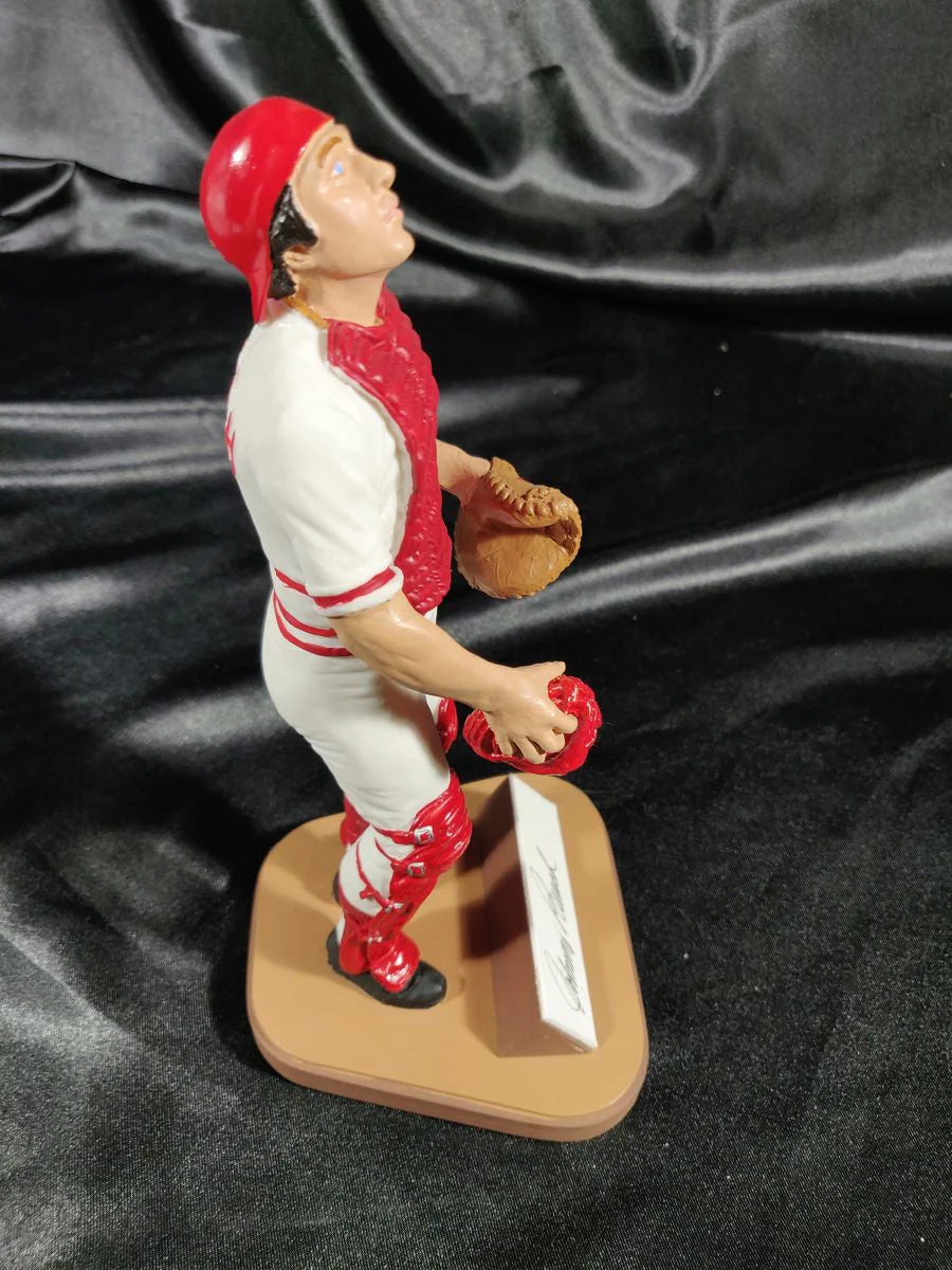 Gartlan Johnny Bench Autographed Cold Cast Baseball Figure #1747/1989 Certified - Image 3