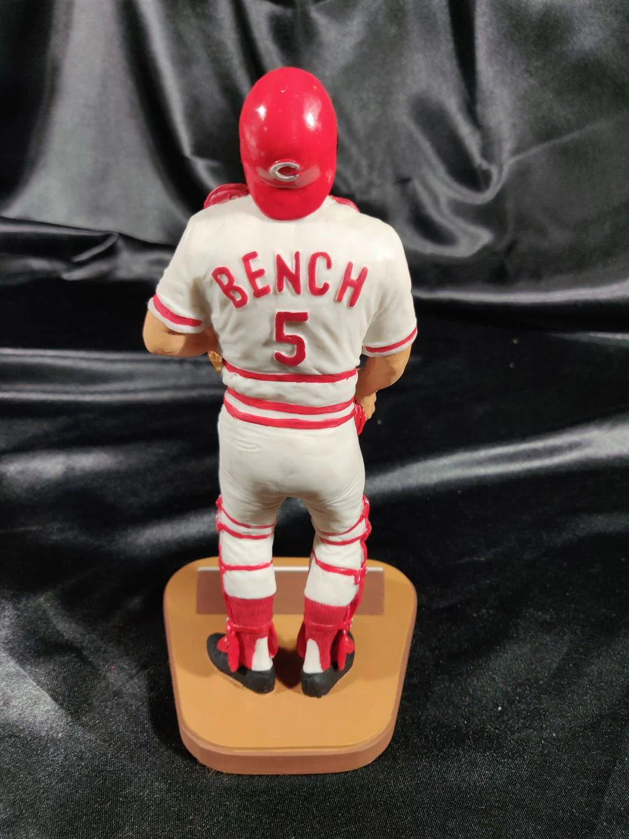 Gartlan Johnny Bench Autographed Cold Cast Baseball Figure #1747/1989 Certified - Image 4
