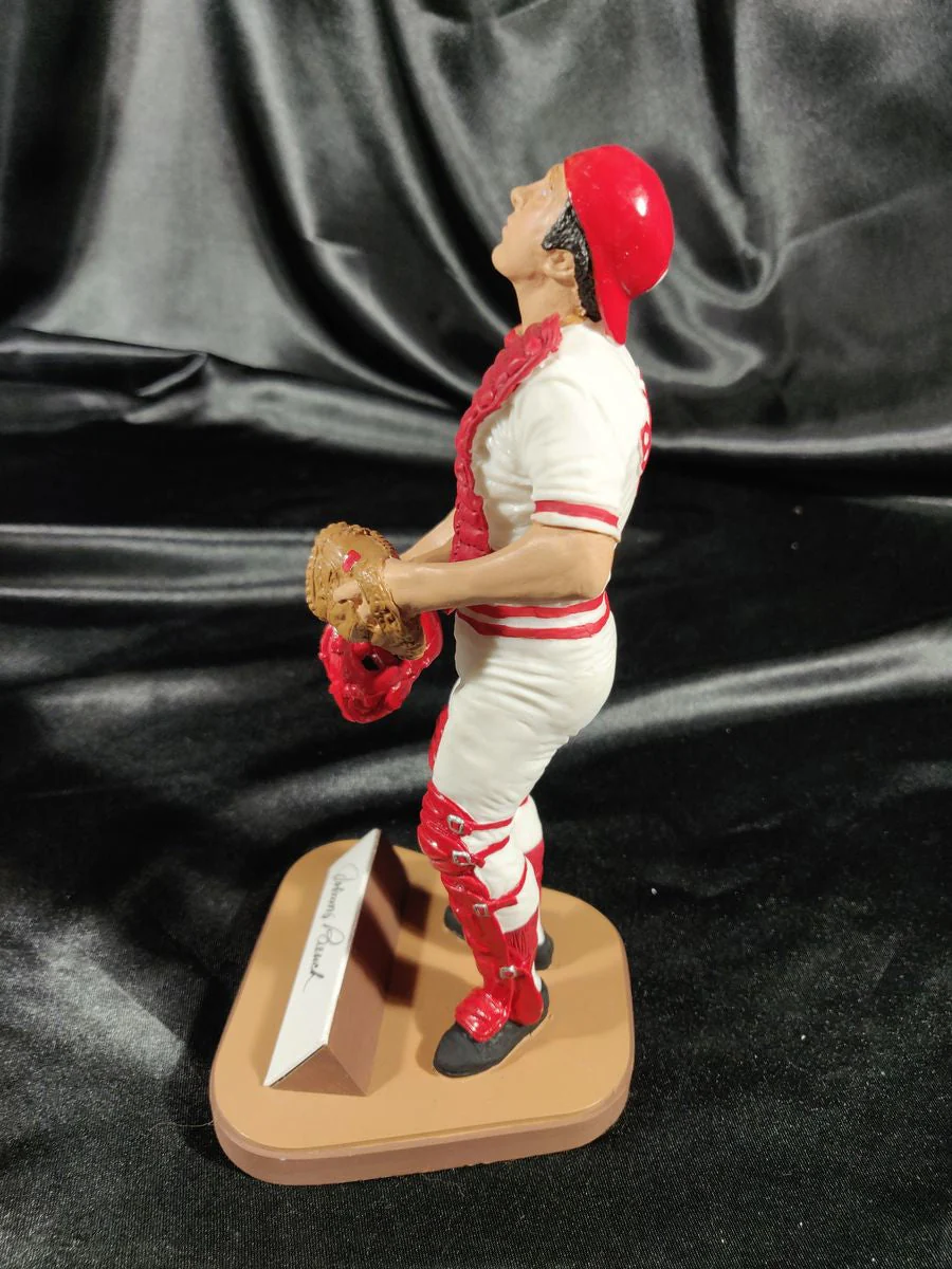 Gartlan Johnny Bench Autographed Cold Cast Baseball Figure #1747/1989 Certified - Image 5