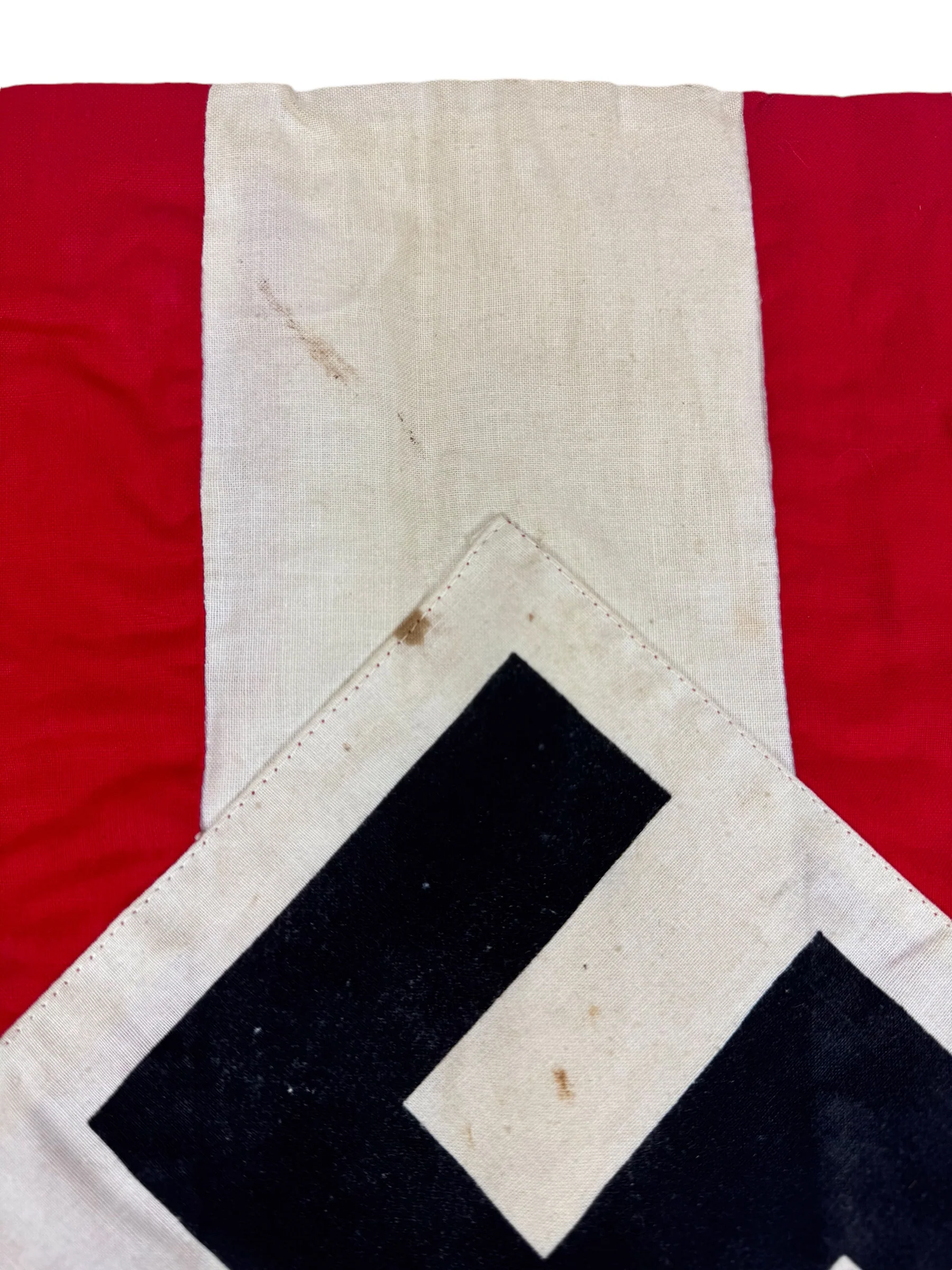 German WW2 Hitler Youth (Jugend) Officer Level Trumpet Banner Flag - Image 8