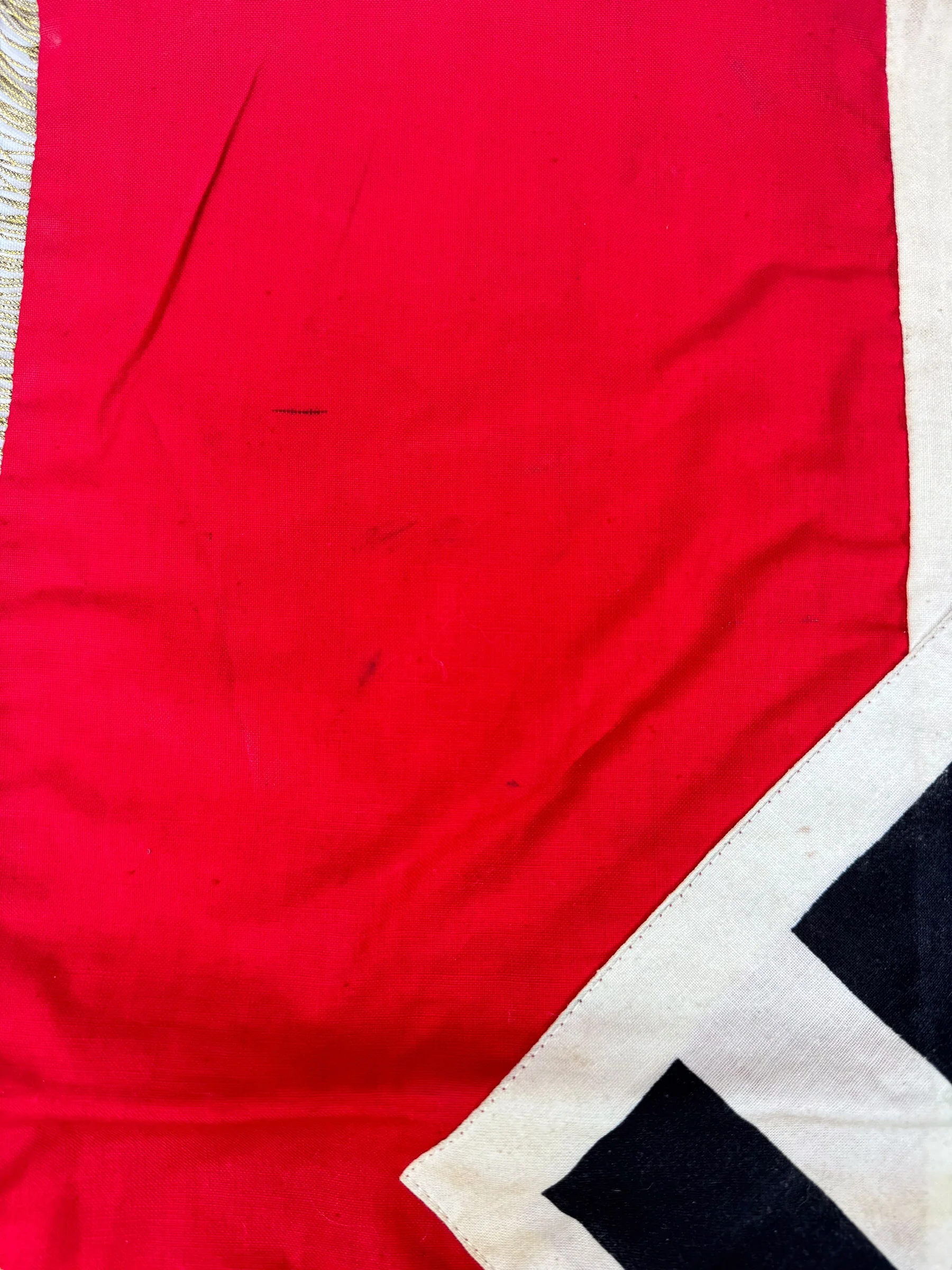 German WW2 Hitler Youth (Jugend) Officer Level Trumpet Banner Flag - Image 9
