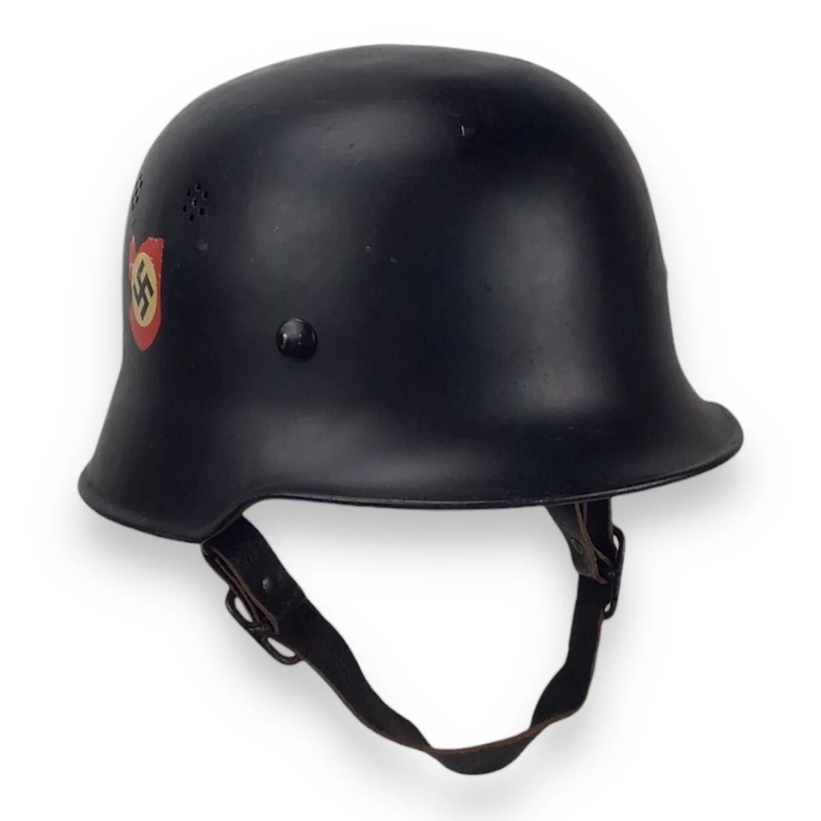 German WW2 M34 Stahlhelm Fire (Civil) Police Steel Helmet - Image 3