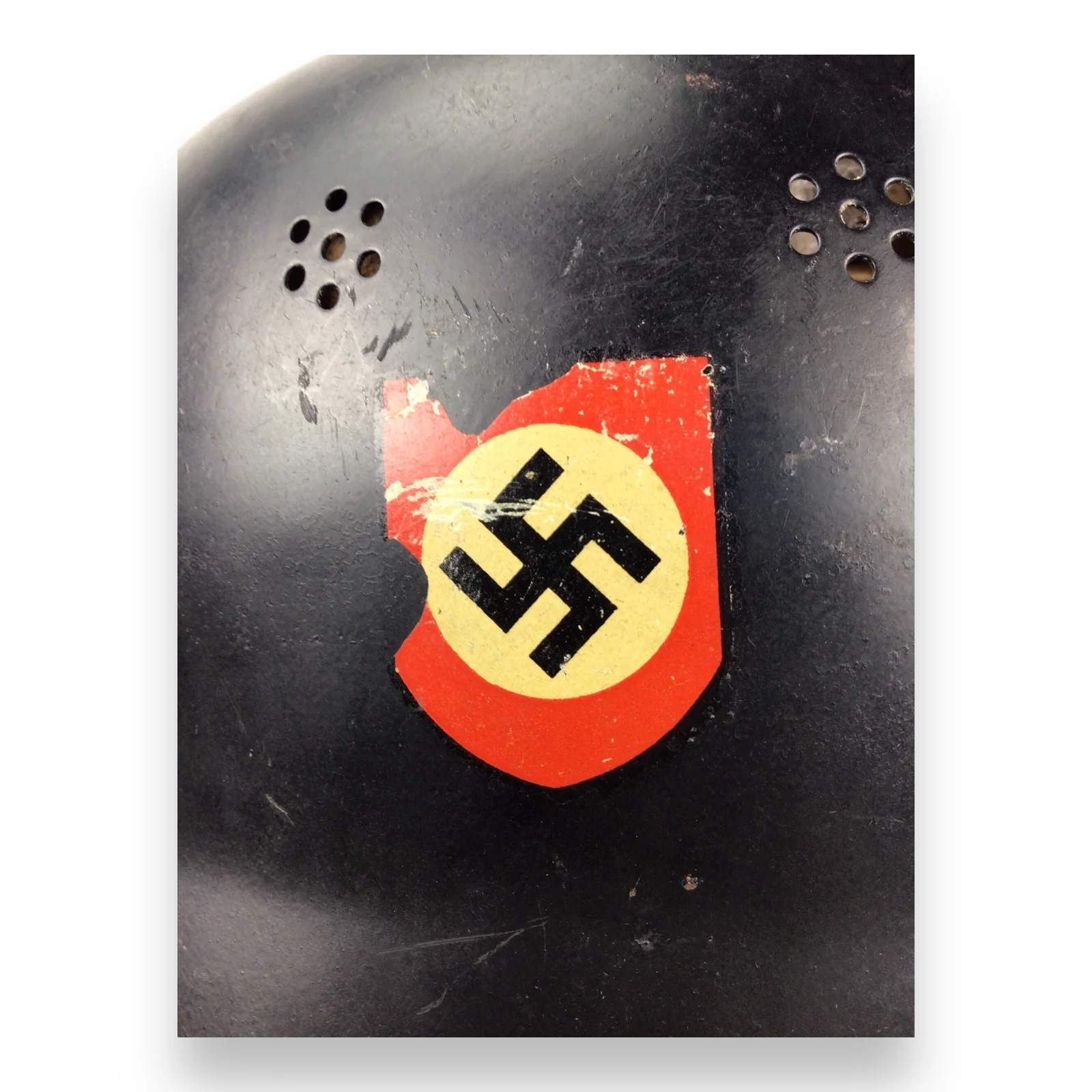 German WW2 M34 Stahlhelm Fire (Civil) Police Steel Helmet - Image 4