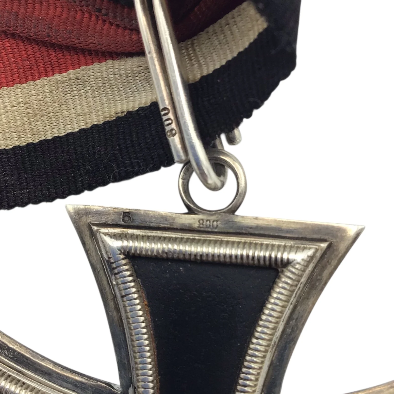German WWII Knight's Cross of the Iron Cross Marked 800 & "5" for Hermann Aurich - Image 3