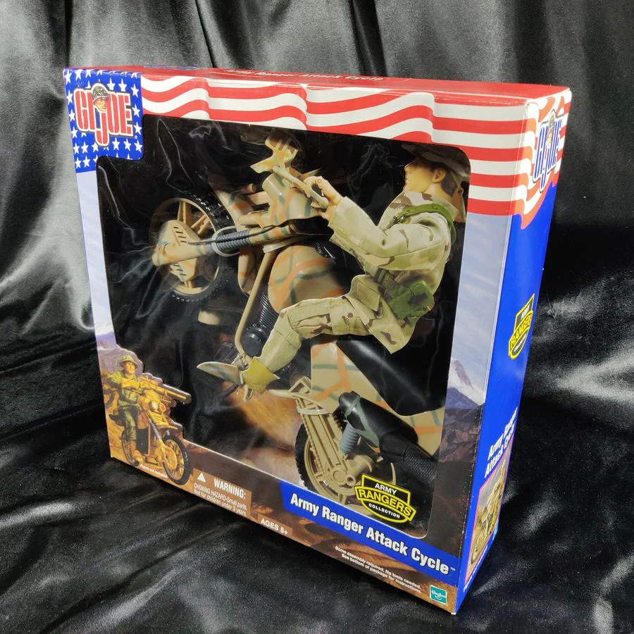 GI Joe Army Rangers Collection - Army Ranger Attack Cycle New Hasbro 2002 - Image 3