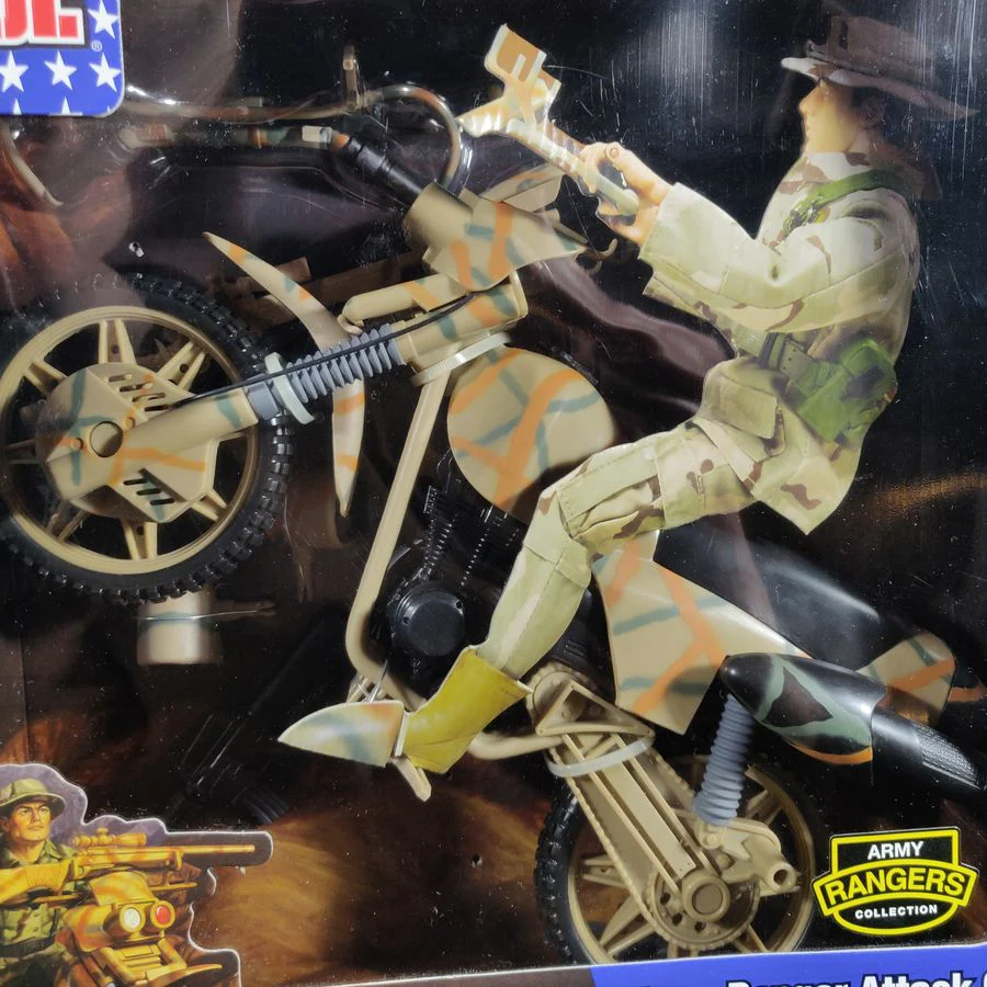 GI Joe Army Rangers Collection - Army Ranger Attack Cycle New Hasbro 2002 - Image 5